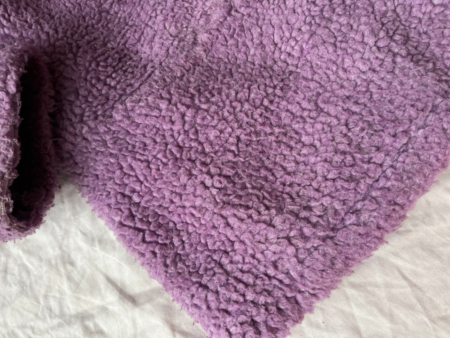Purple Teddy Coat UK 14-16