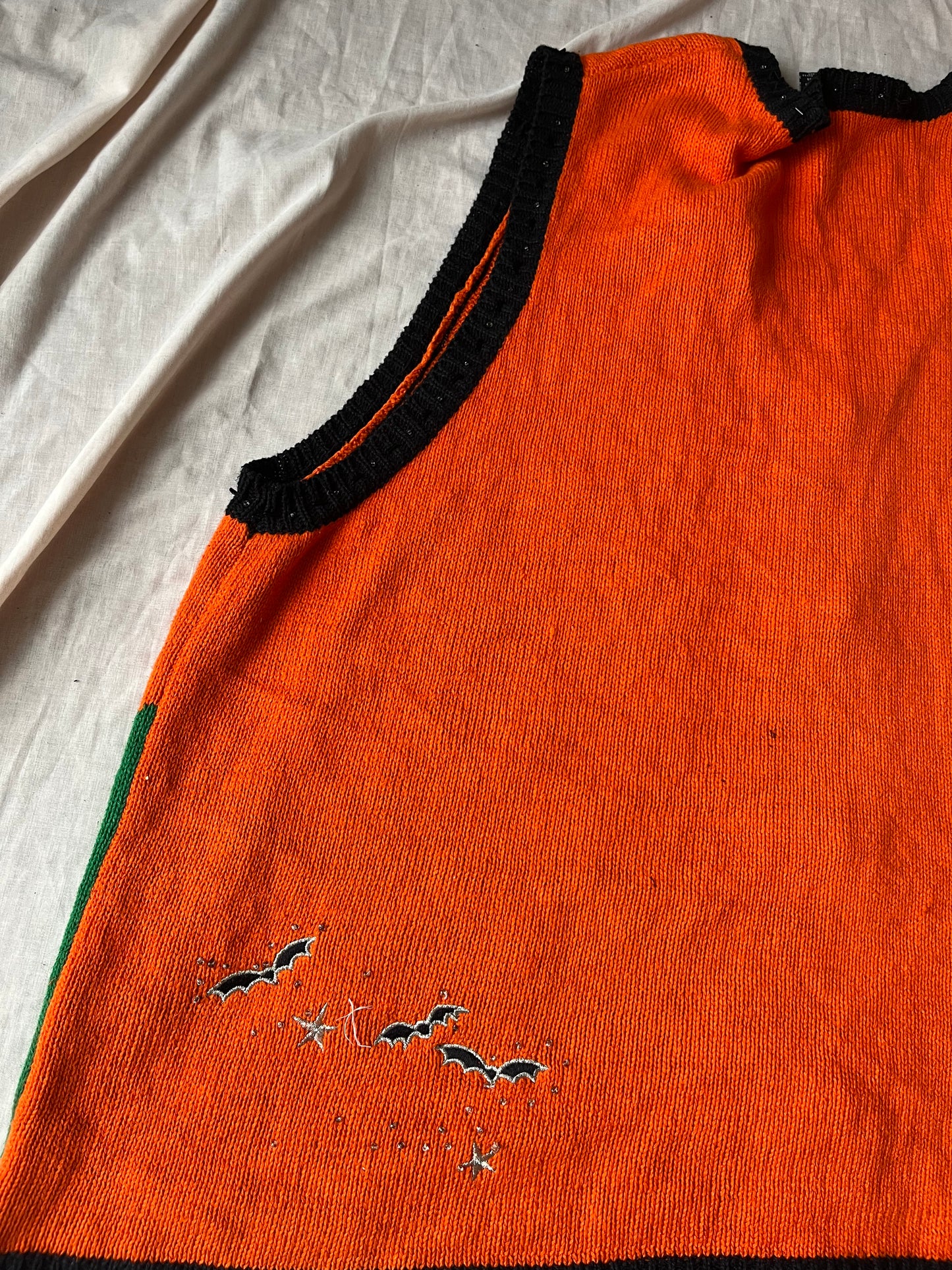 Sleepy Hollow 1990s Halloween Sweater Vest 2X