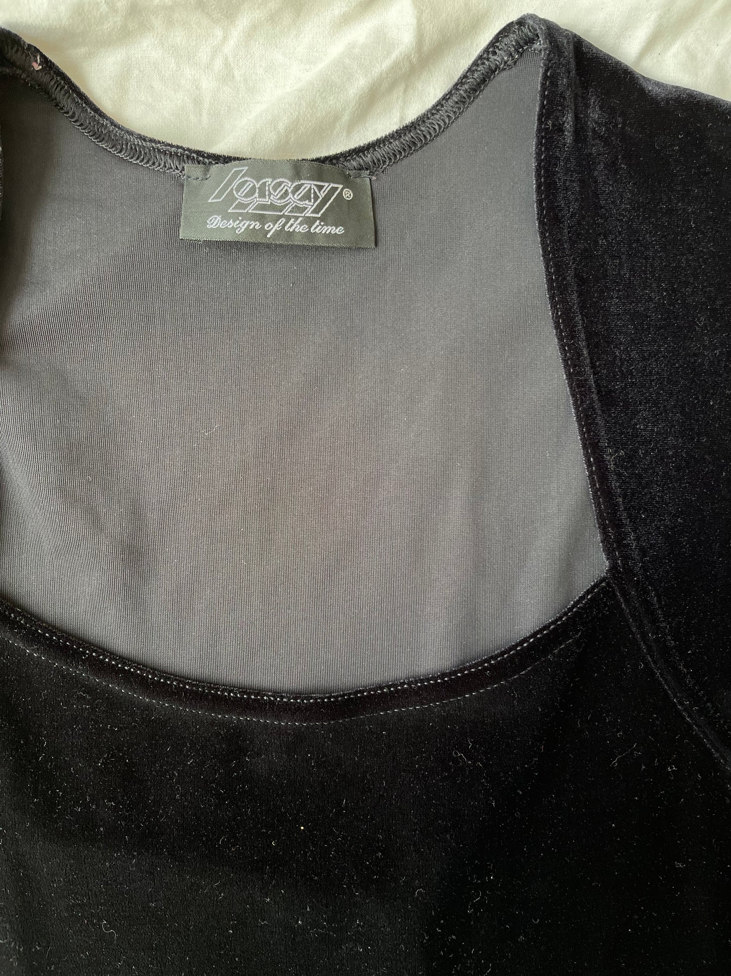 Black Velvet Dress UK 10-12