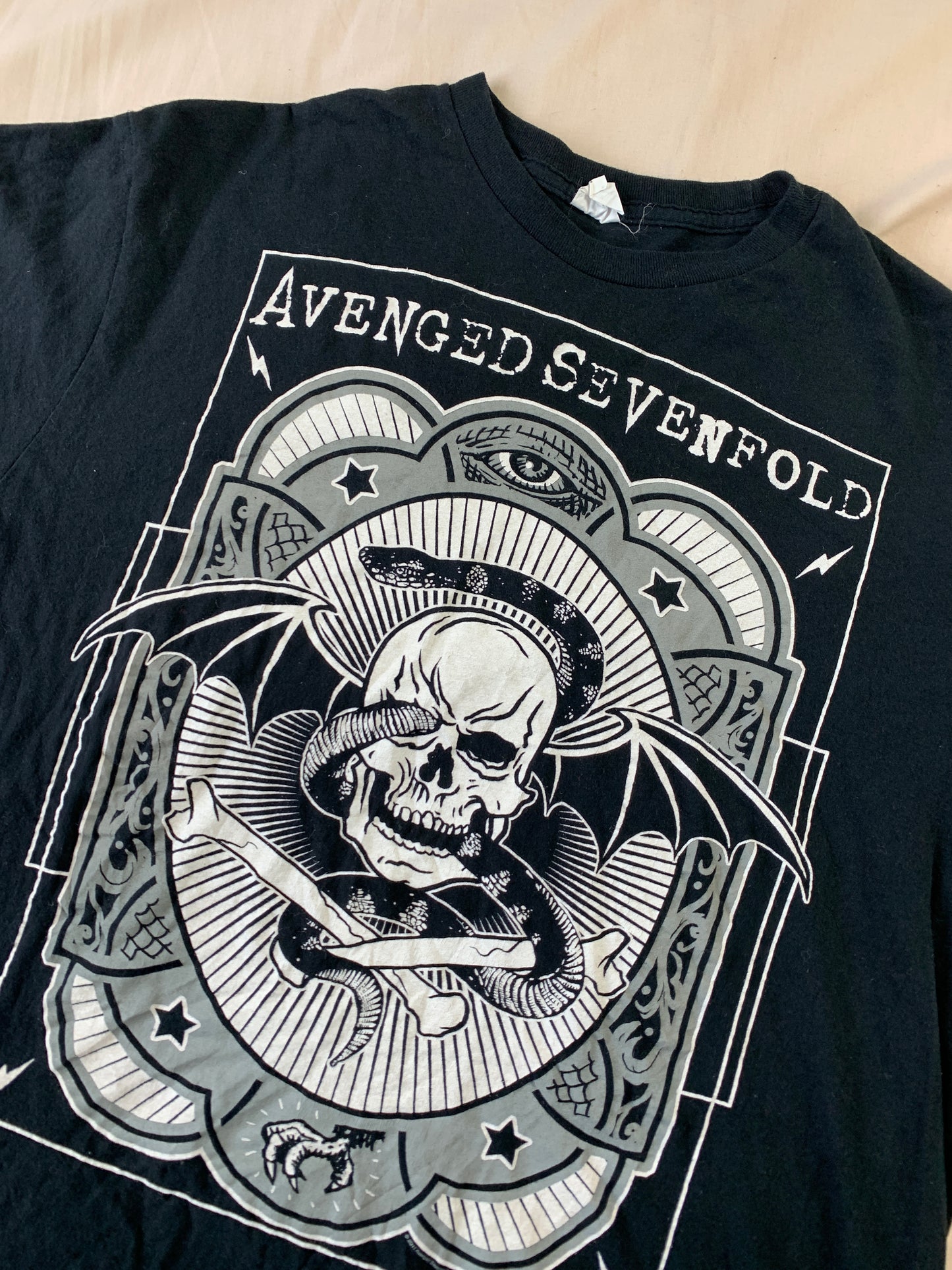 Avenged Sevenfold 2011 Band Tee UK 6-18/XL