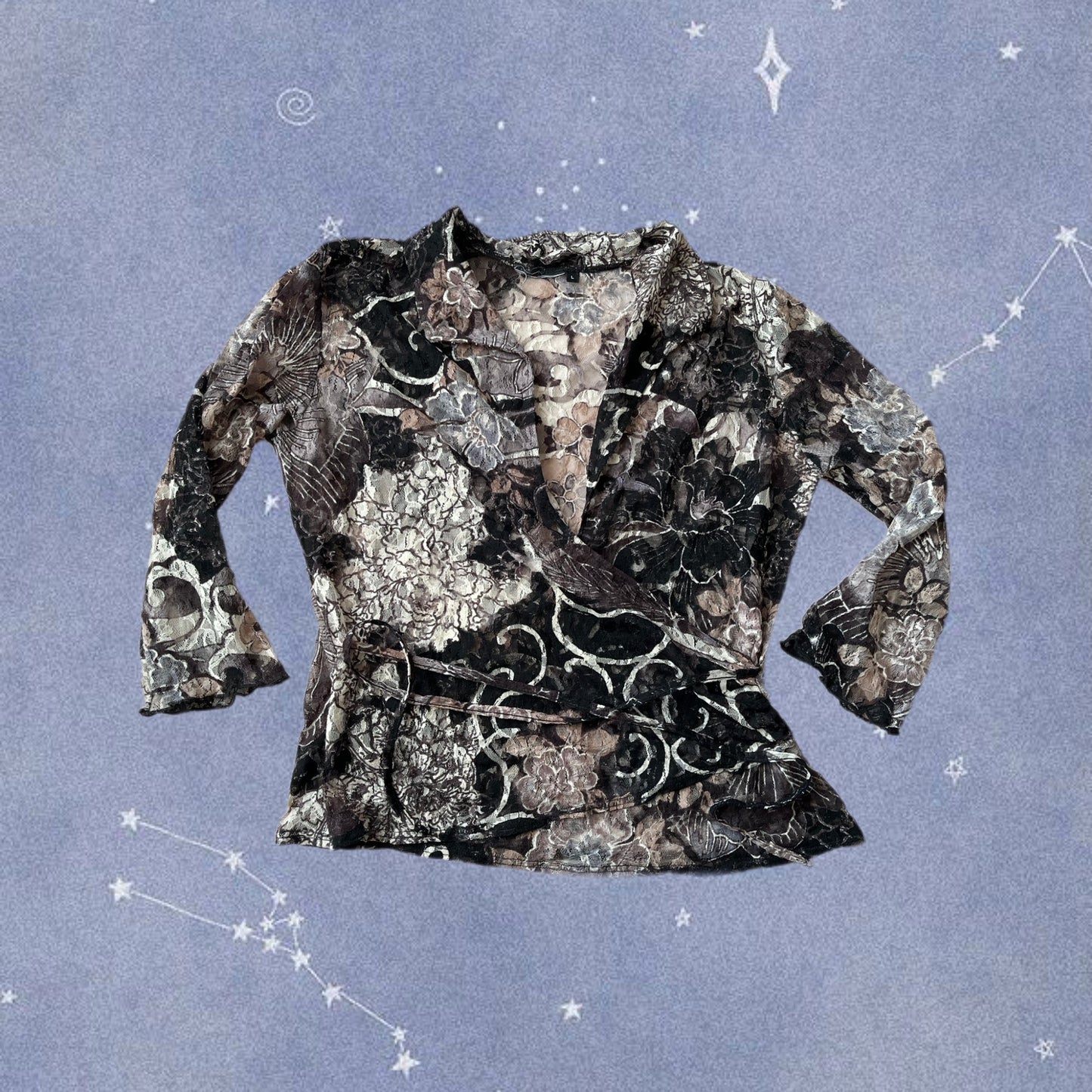 Lacey Wrap Top - UK 12