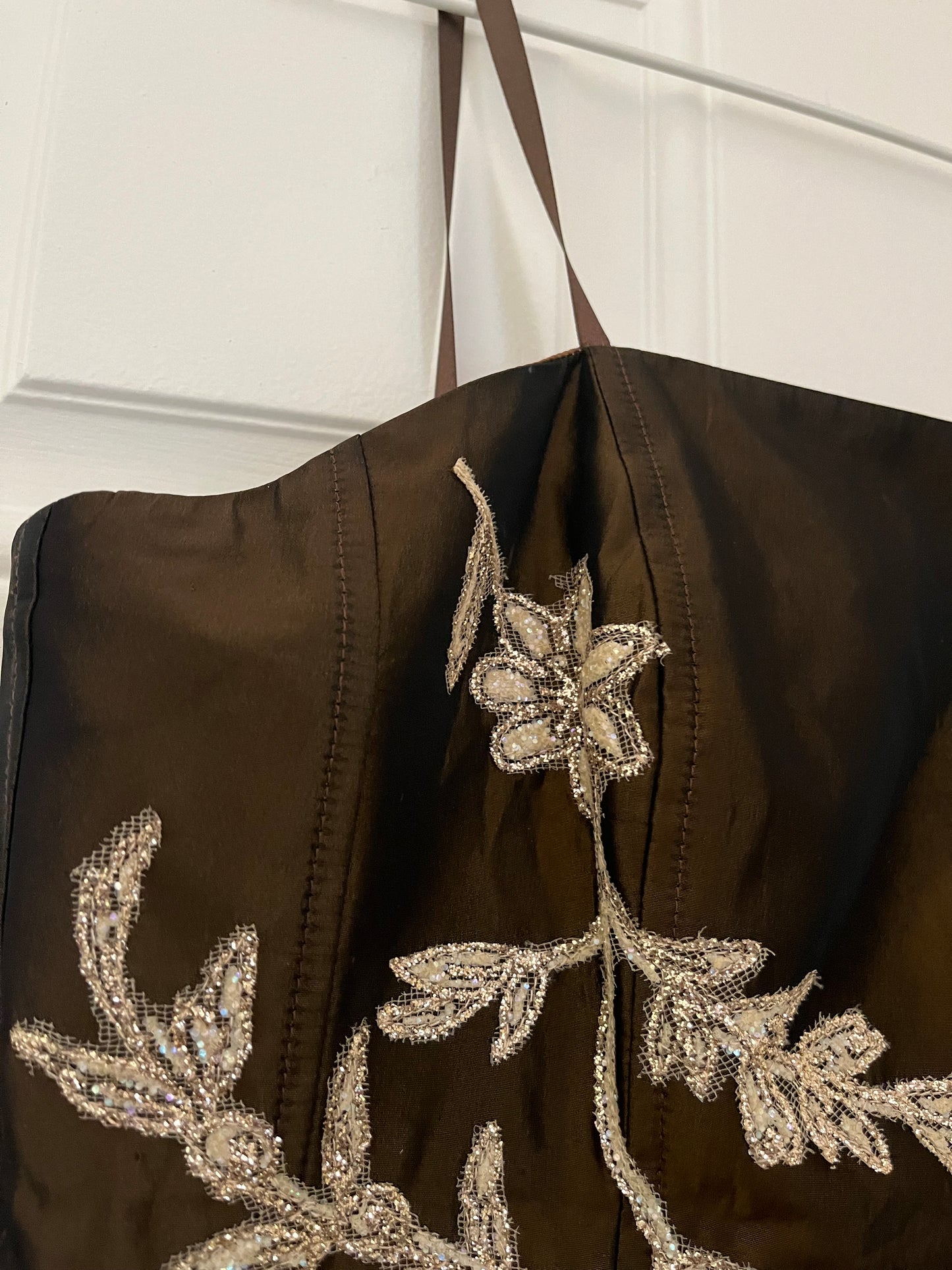 2000s Satin Corset UK 12