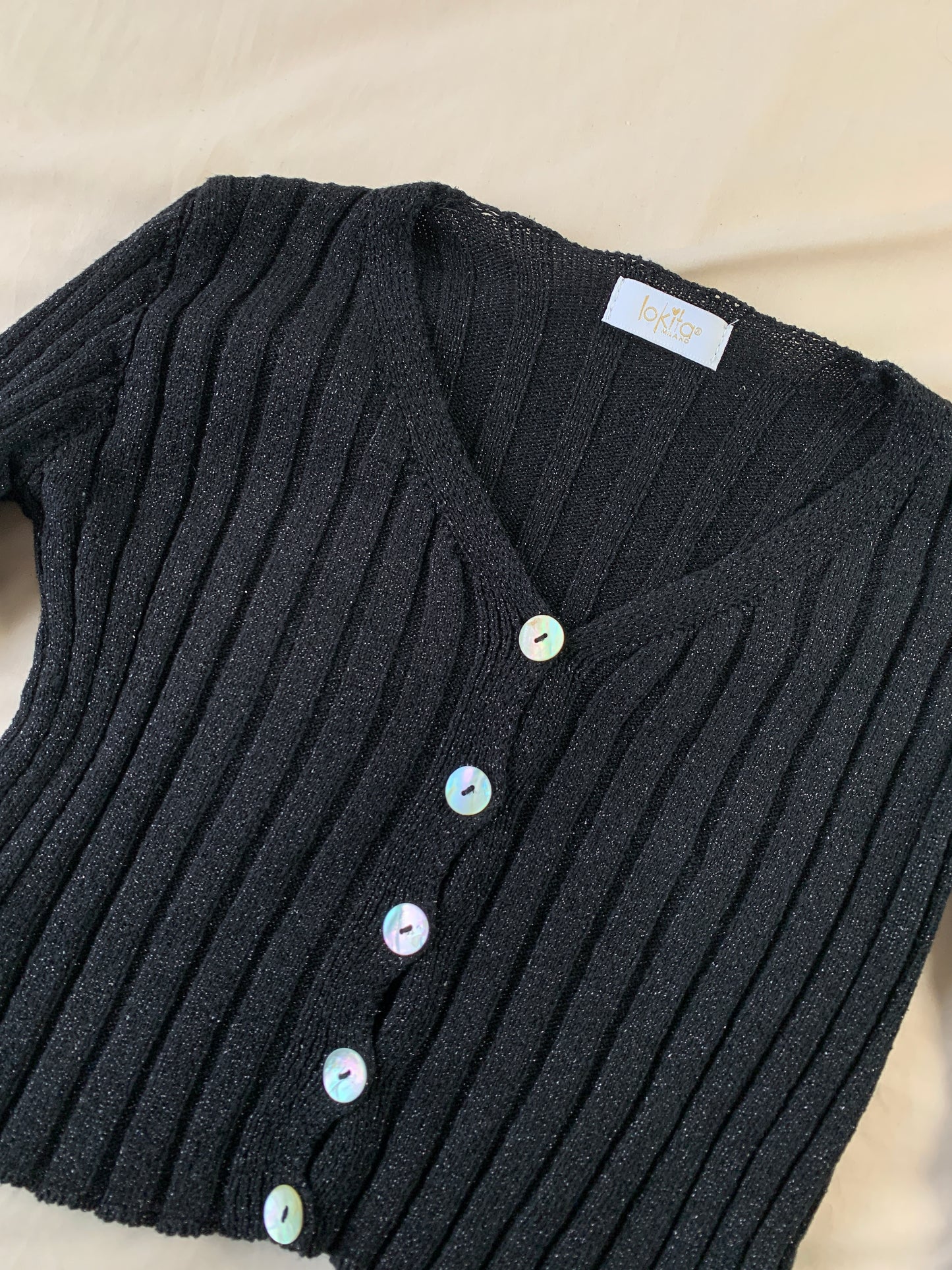 Noir 00s Cardigan UK 6-10/S