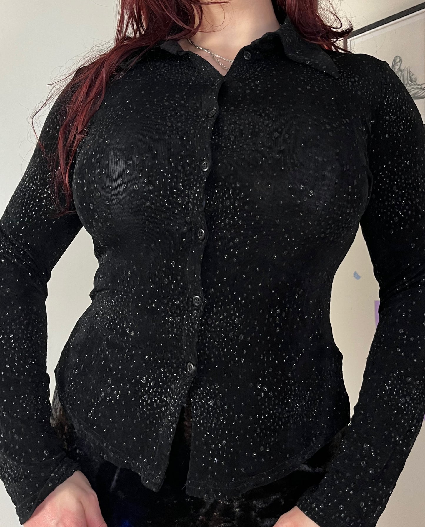 Glittery Top UK 8-10