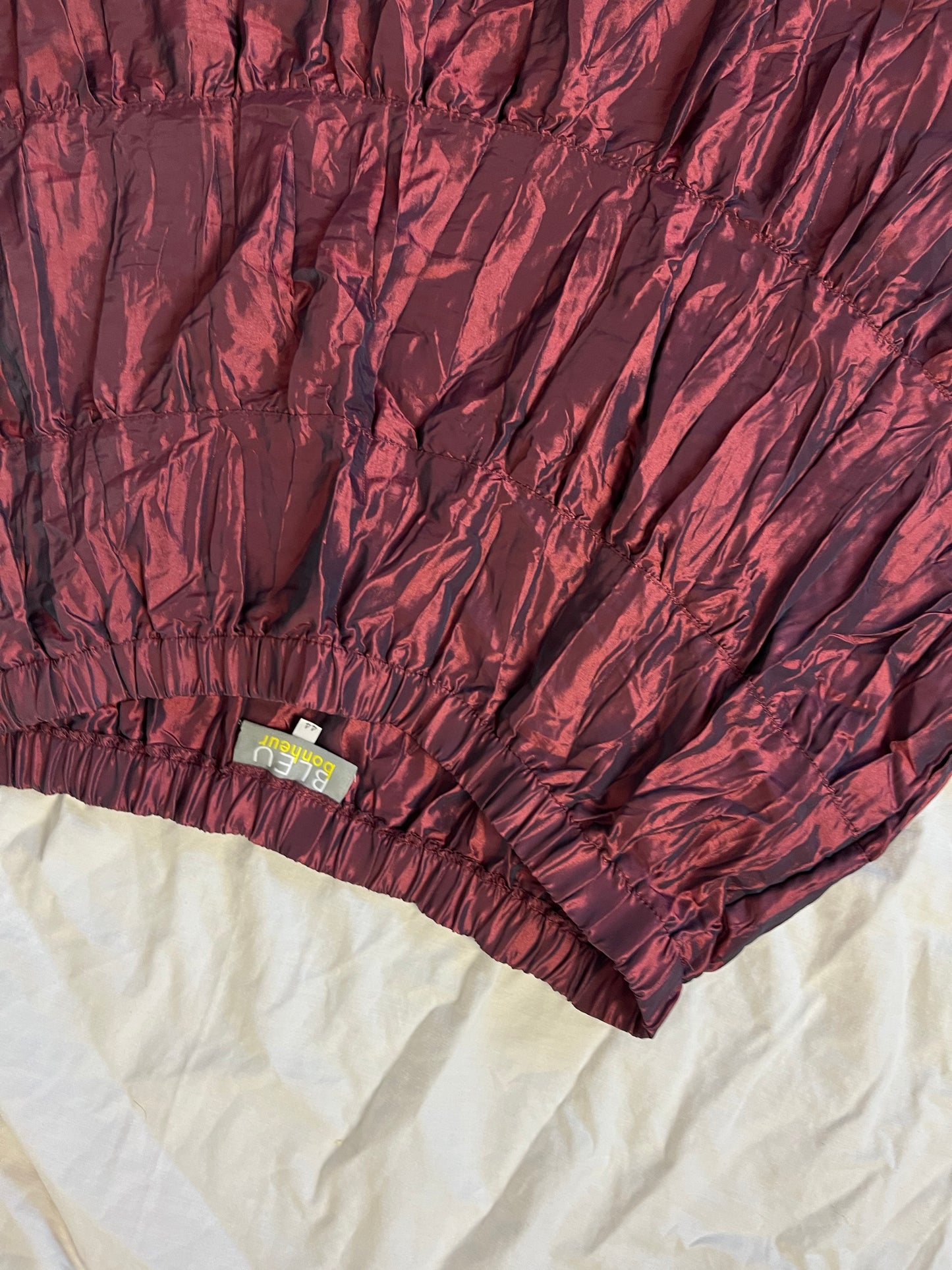 Purple Satin Skirt UK 12-14