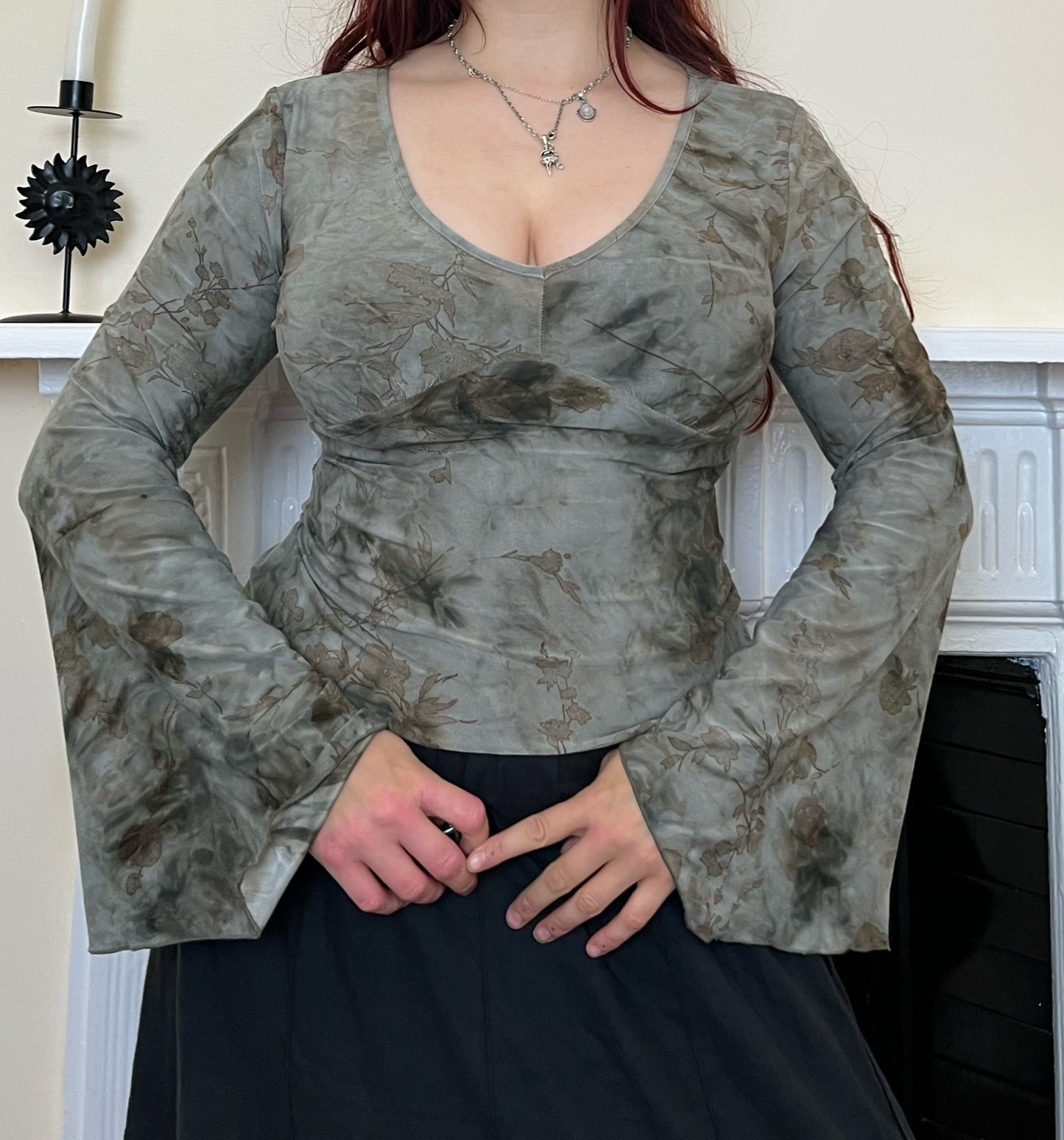 Flared Sleeve Top UK 10
