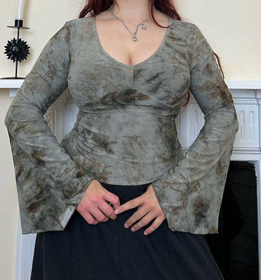 Flared Sleeve Top UK 10