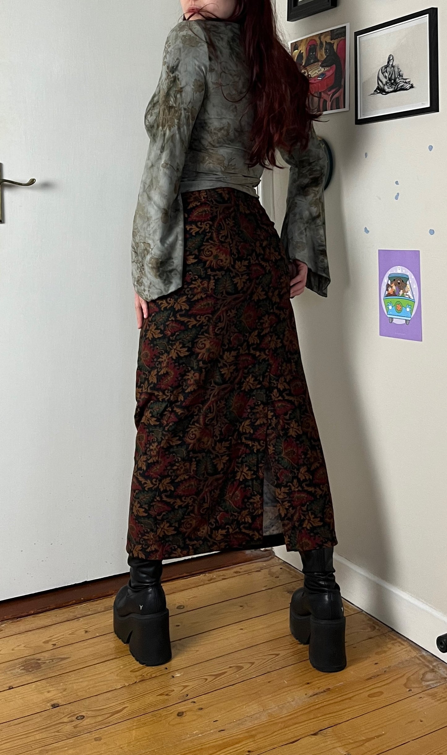 Floral Maxi Skirt UK 10