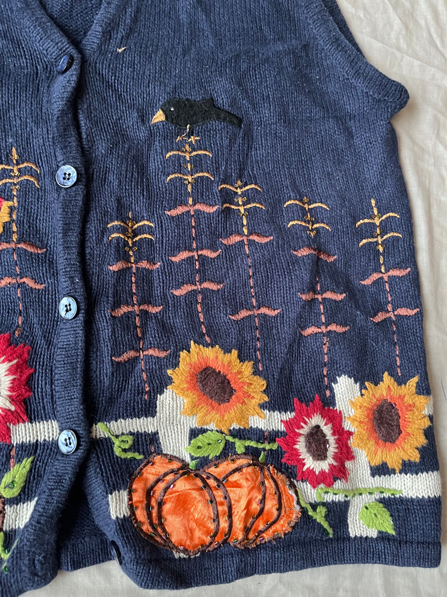 Pumpkin Patch Sweater Vest UK 6-12