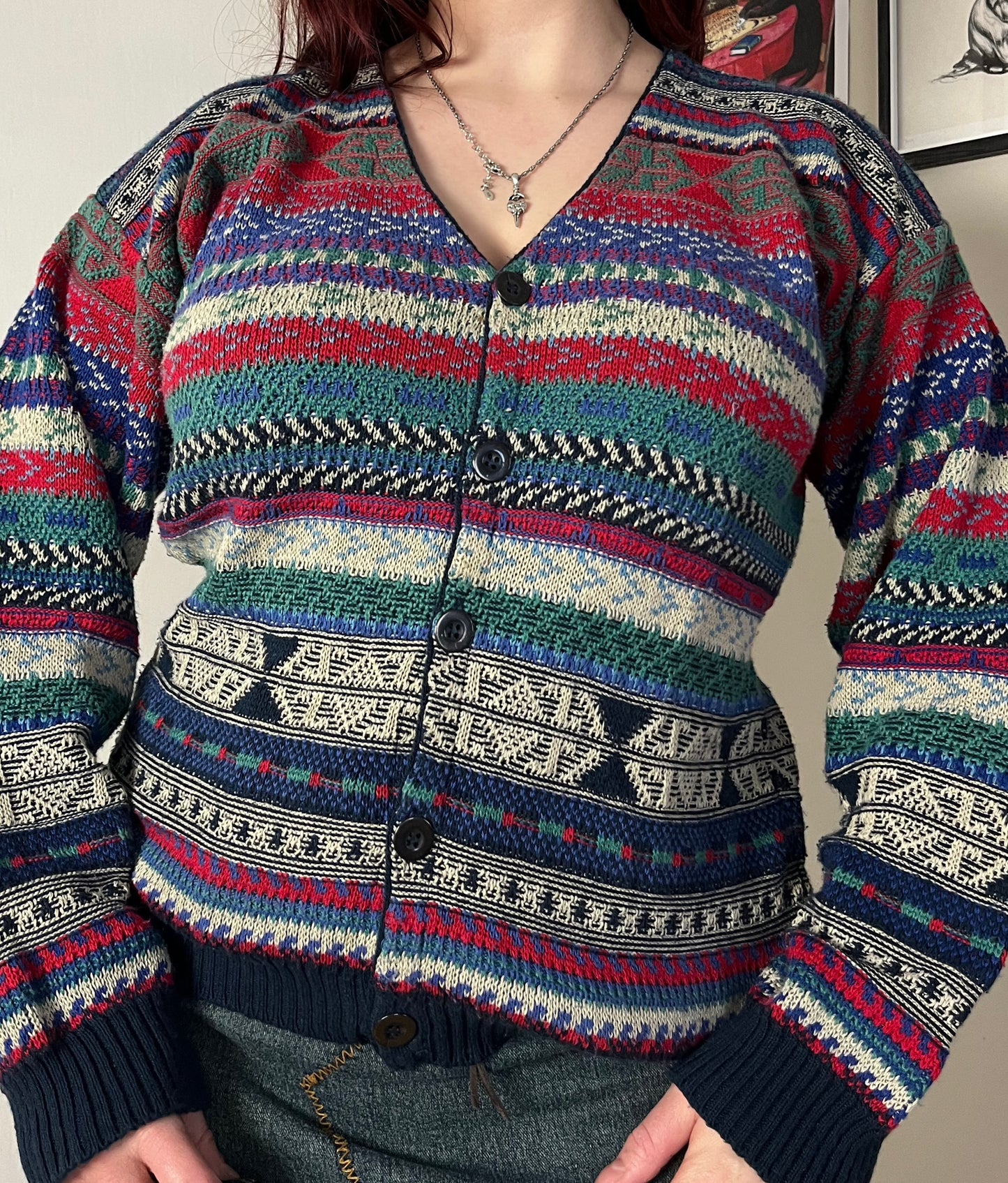 Multicolour Cardigan M