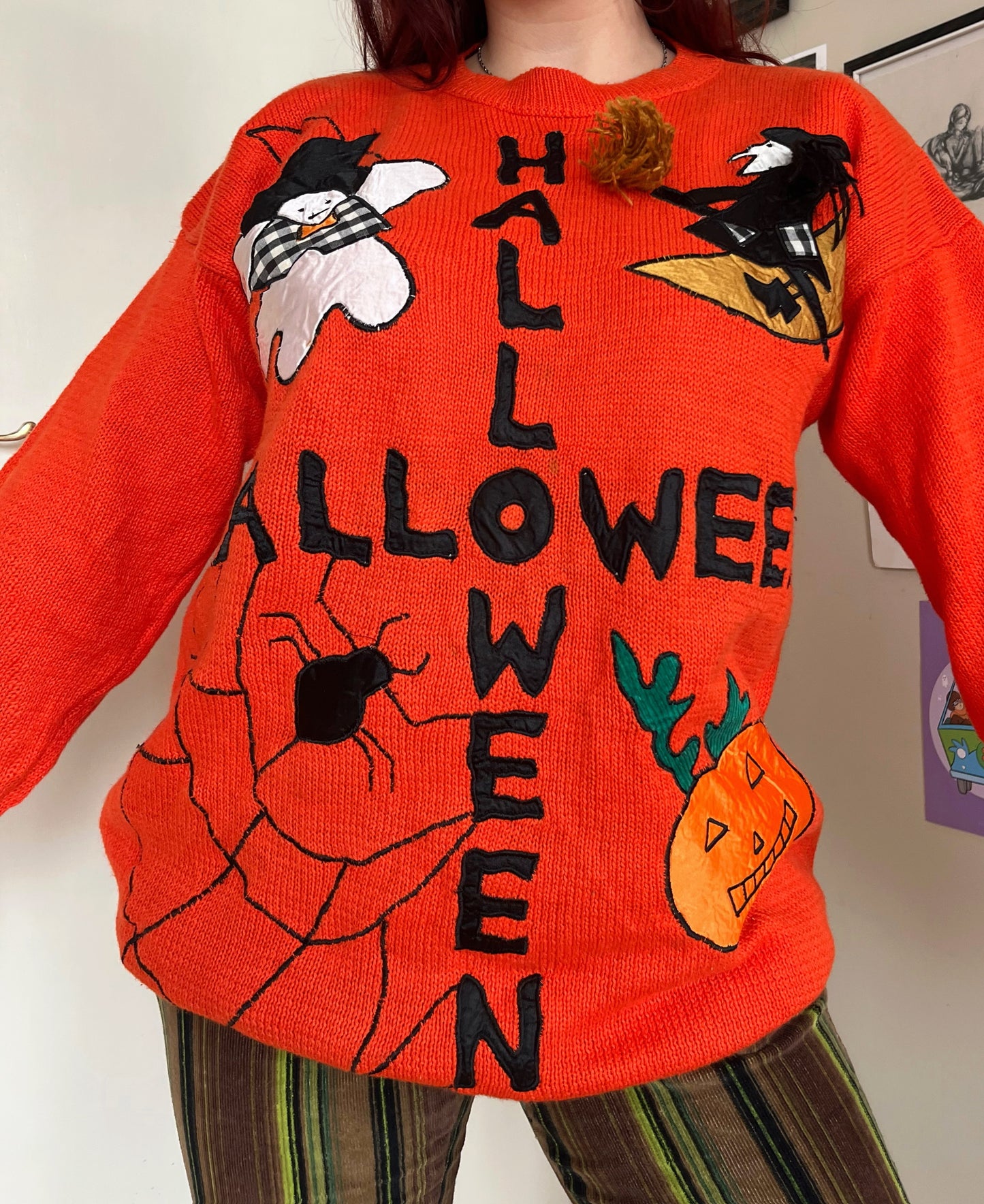Witching Hour 1990s Halloween Jumper L