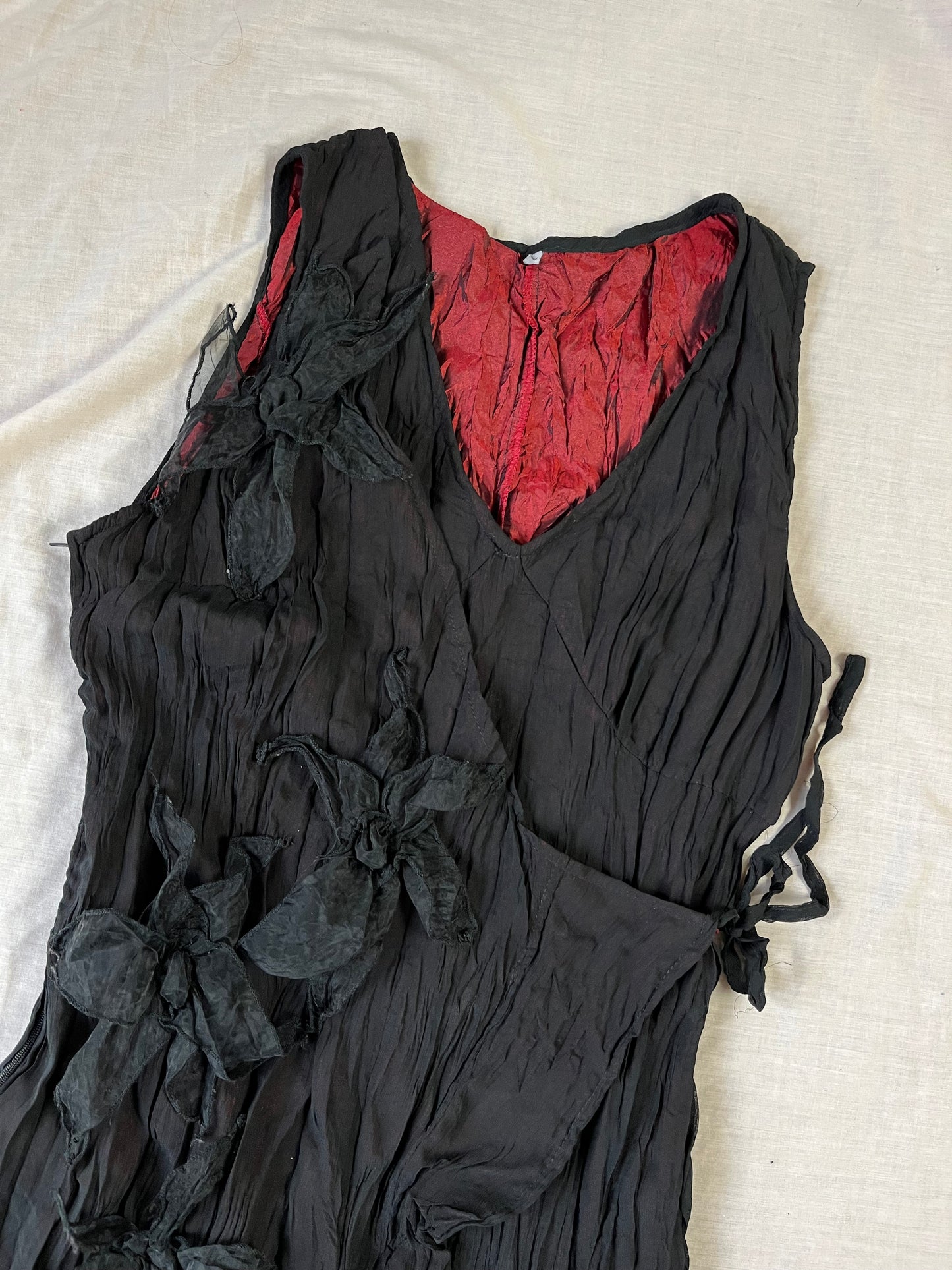 Black And Red Dress UK 10