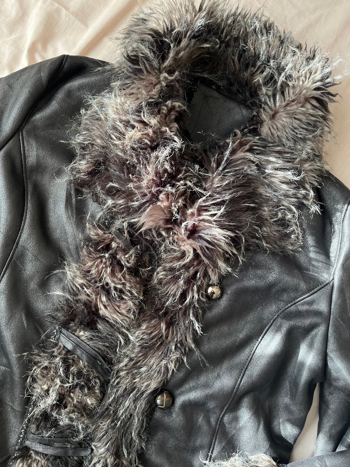 Black Afghan Coat - Size L