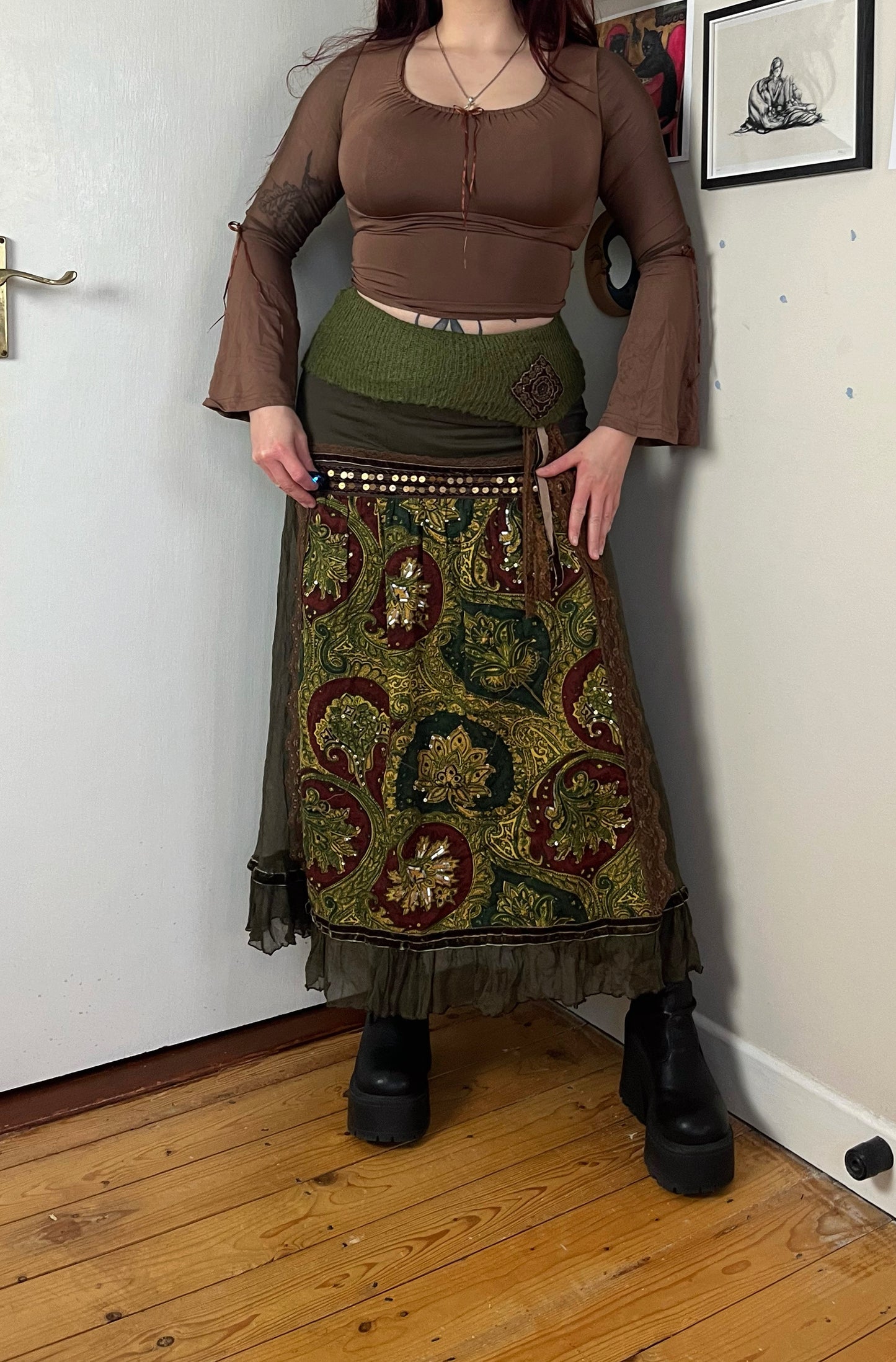 Sage Skirt UK 8-14