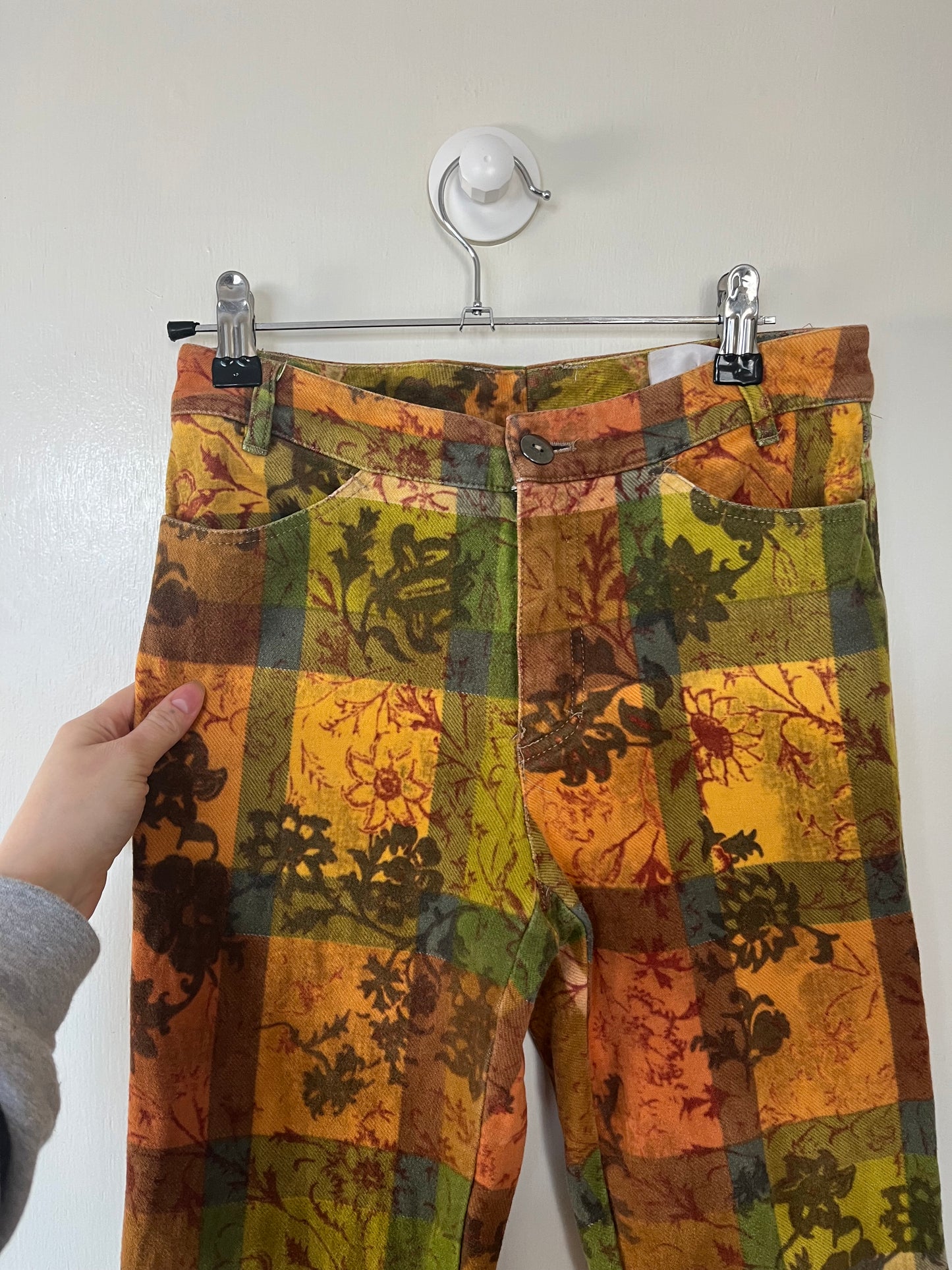 Patchwork Floral Pants UK 6