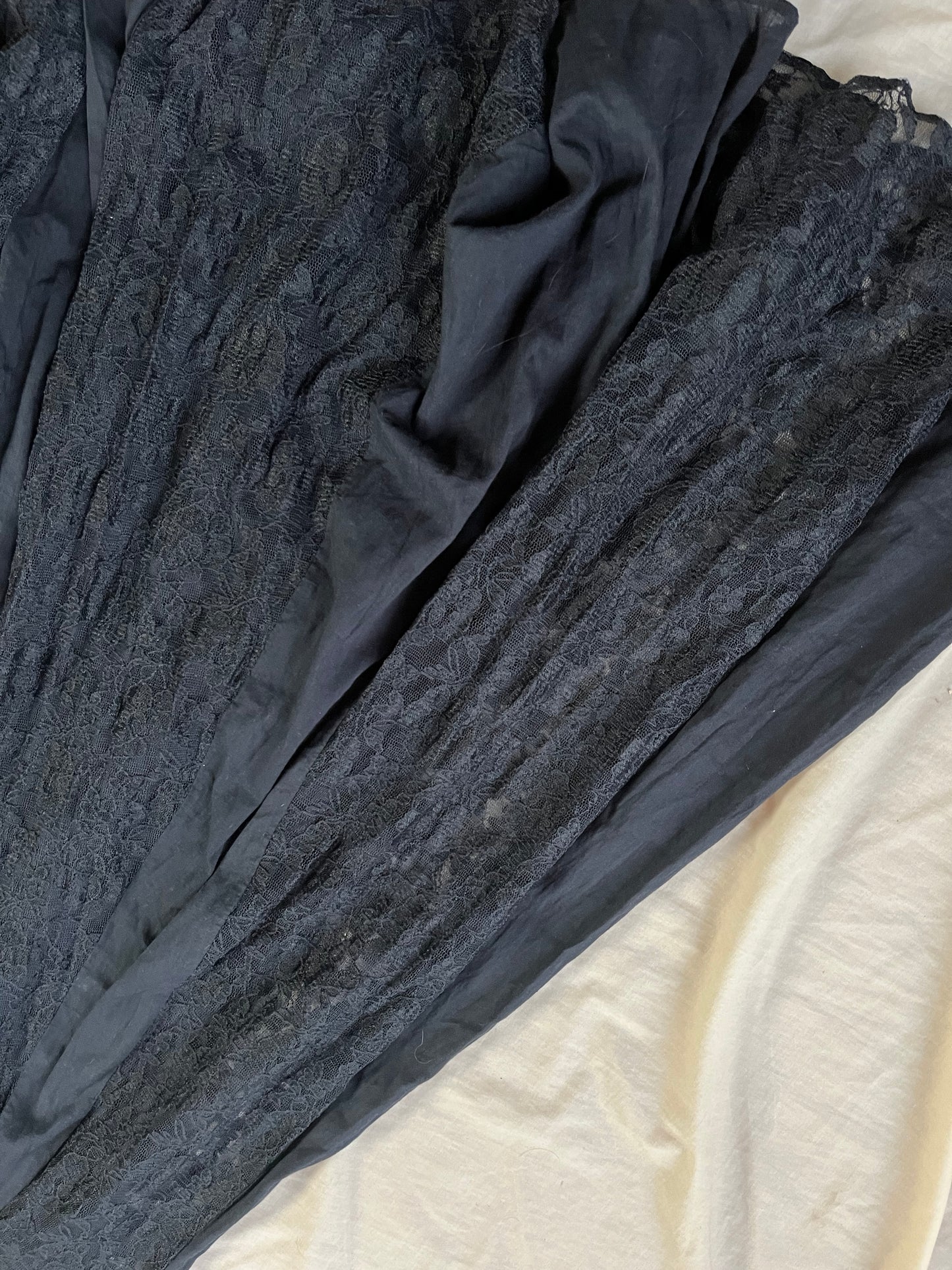 Black Lace Dress UK 12