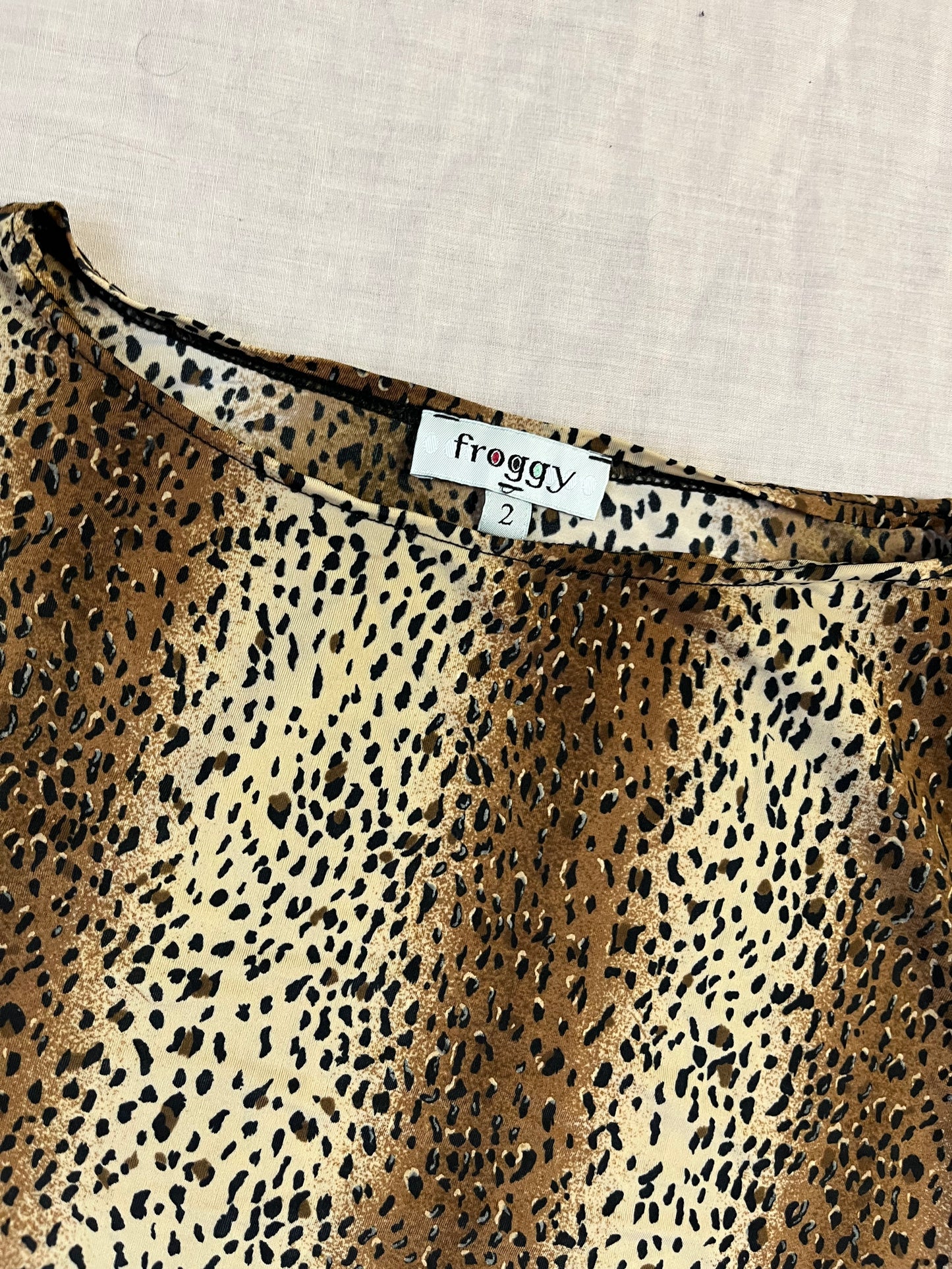 Leopard Print Top UK 10