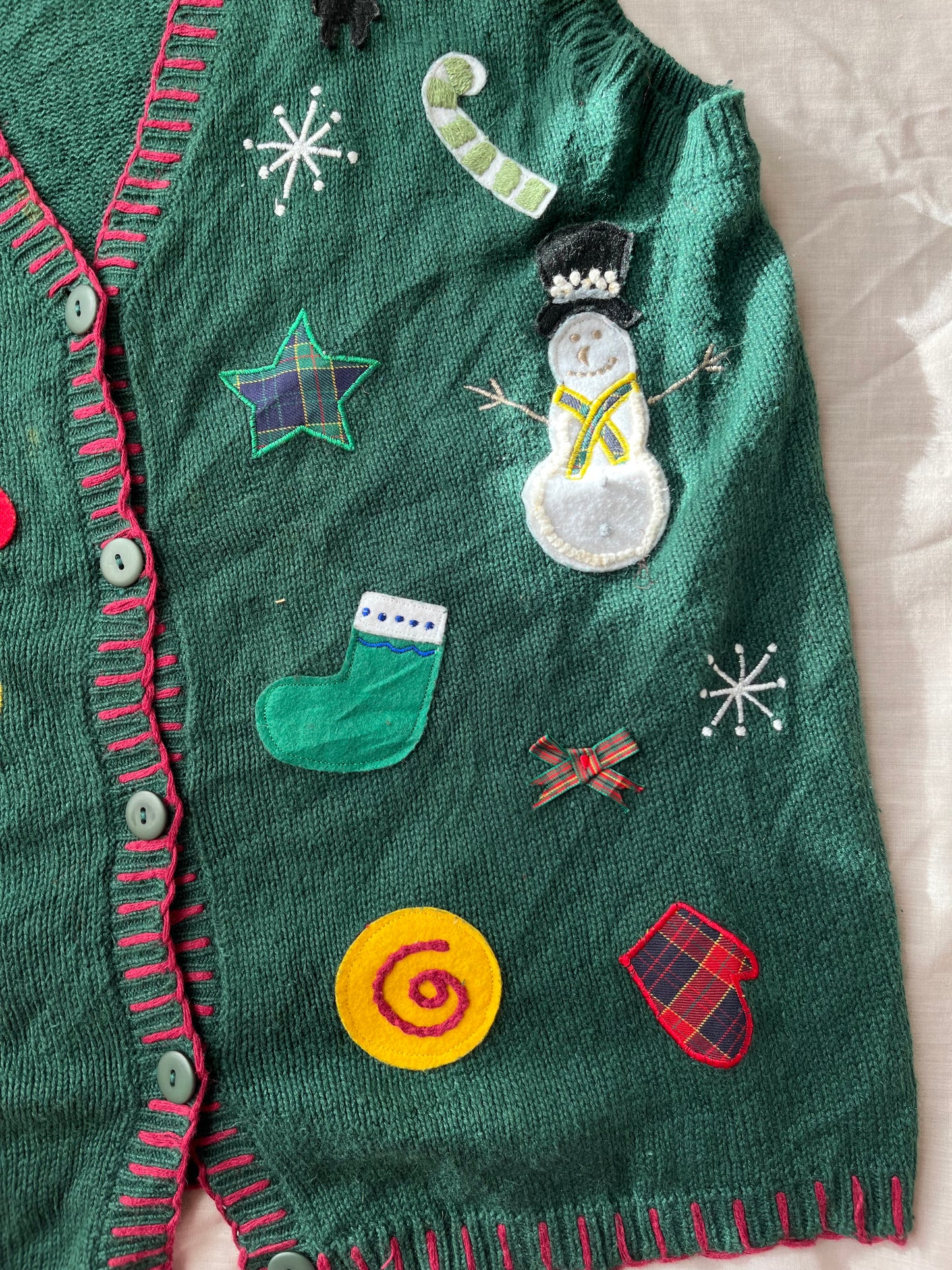 Frosty 1990s Sweater Vest UK 4-14