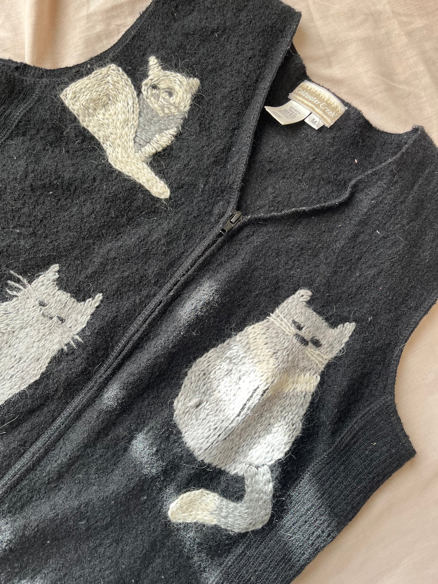 Cat Sweater Vest - UK 6-12