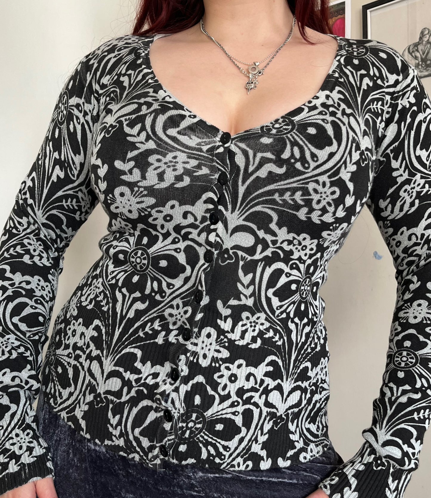 Floral Cardigan UK 10
