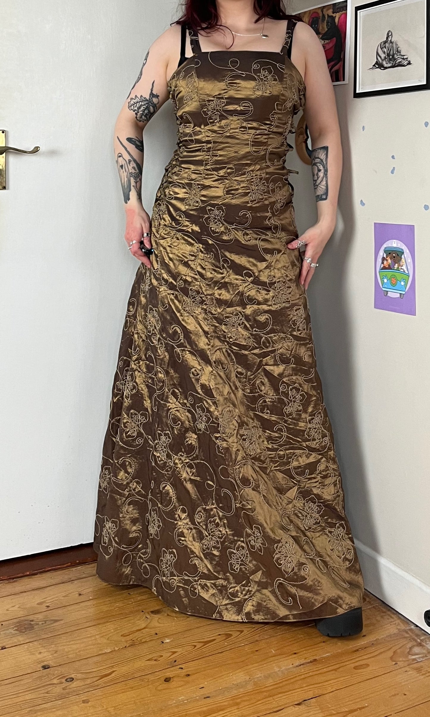 Brown Prom/Evening Dress - UK 8-10