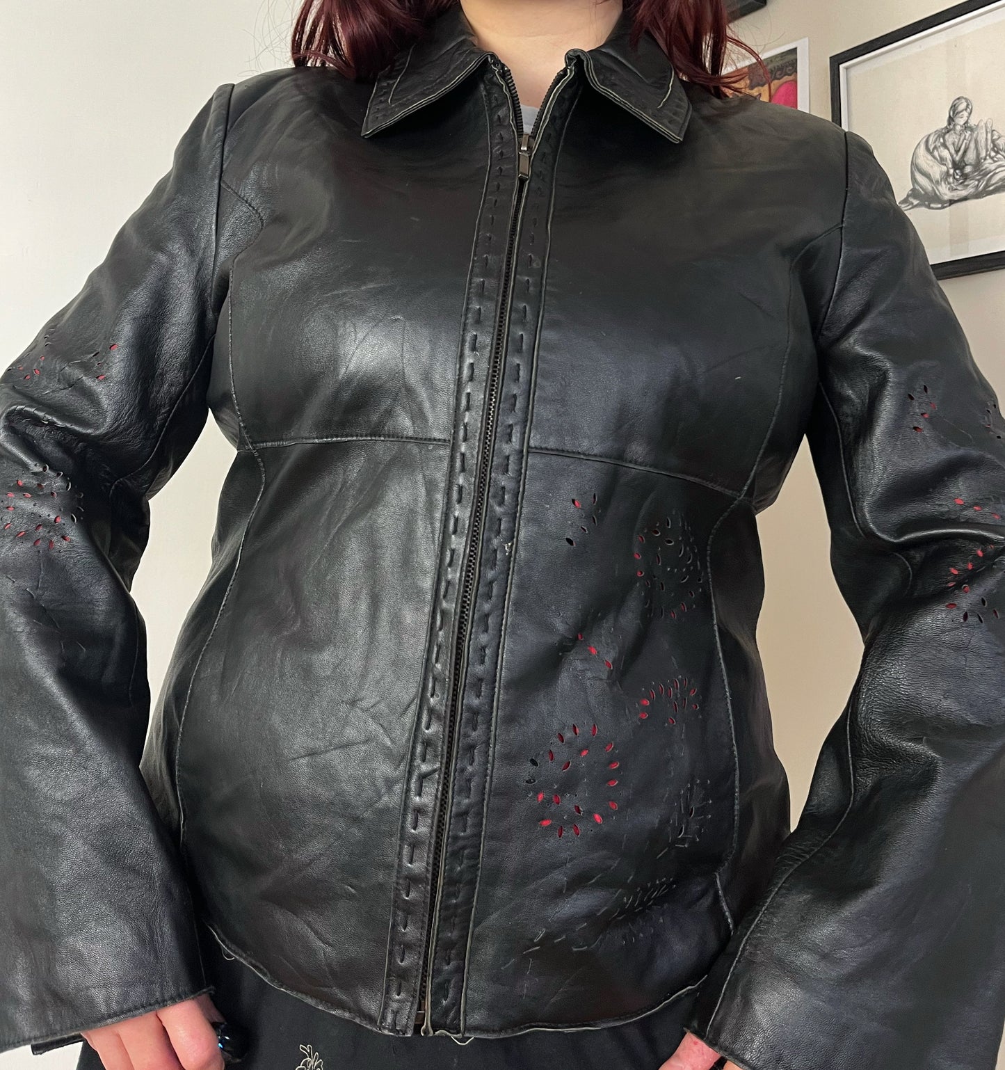 Corina Leather Jacket UK 12-14
