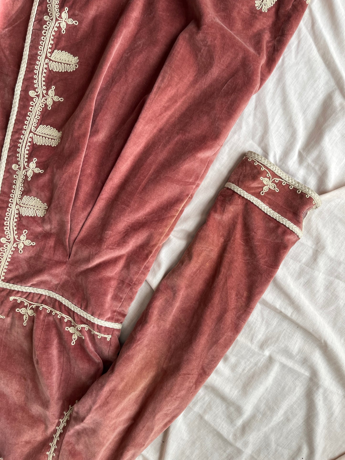 Pink Velvet Jacket - Size M