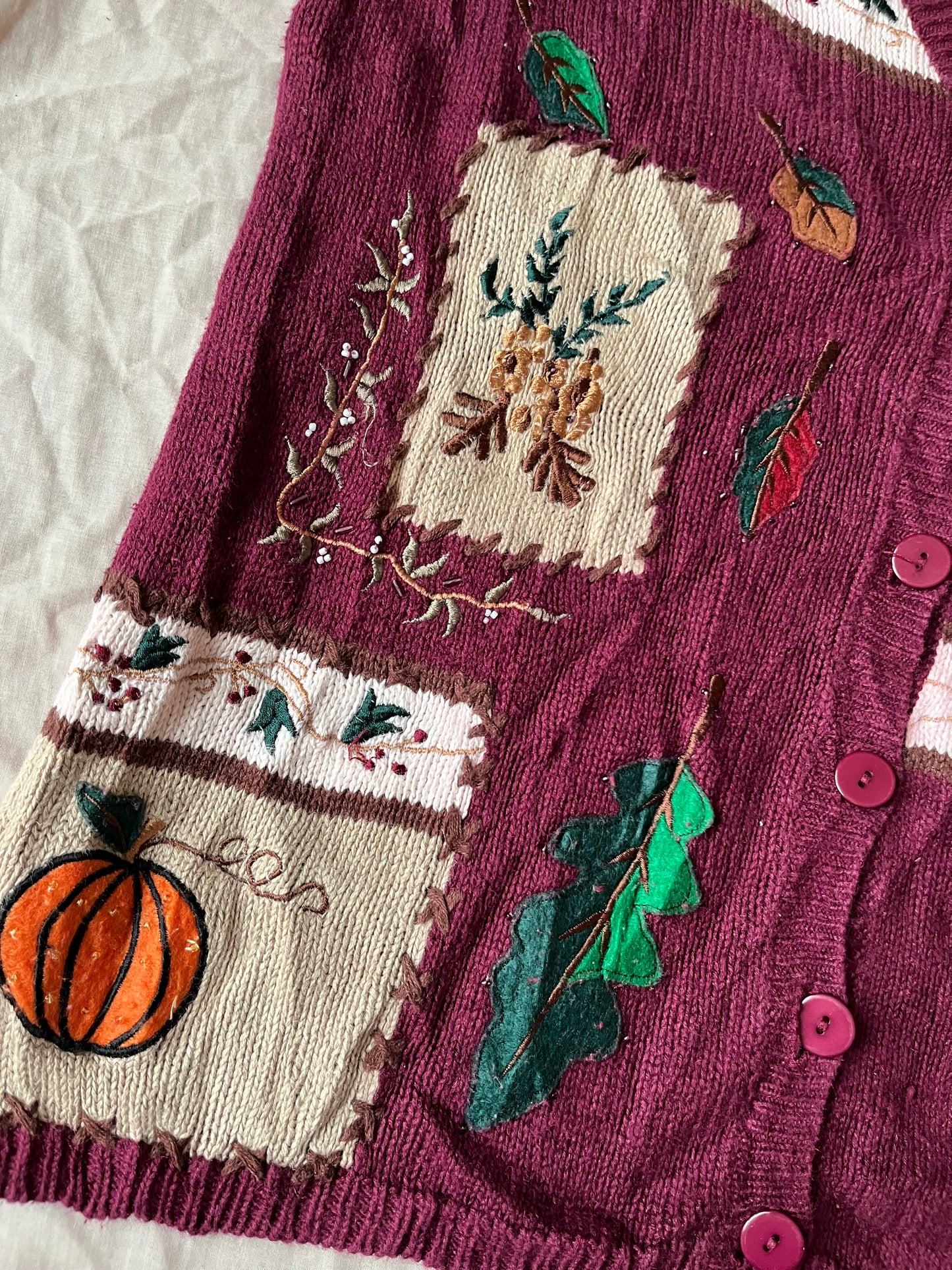 Acorn Sweater Vest UK 6-12