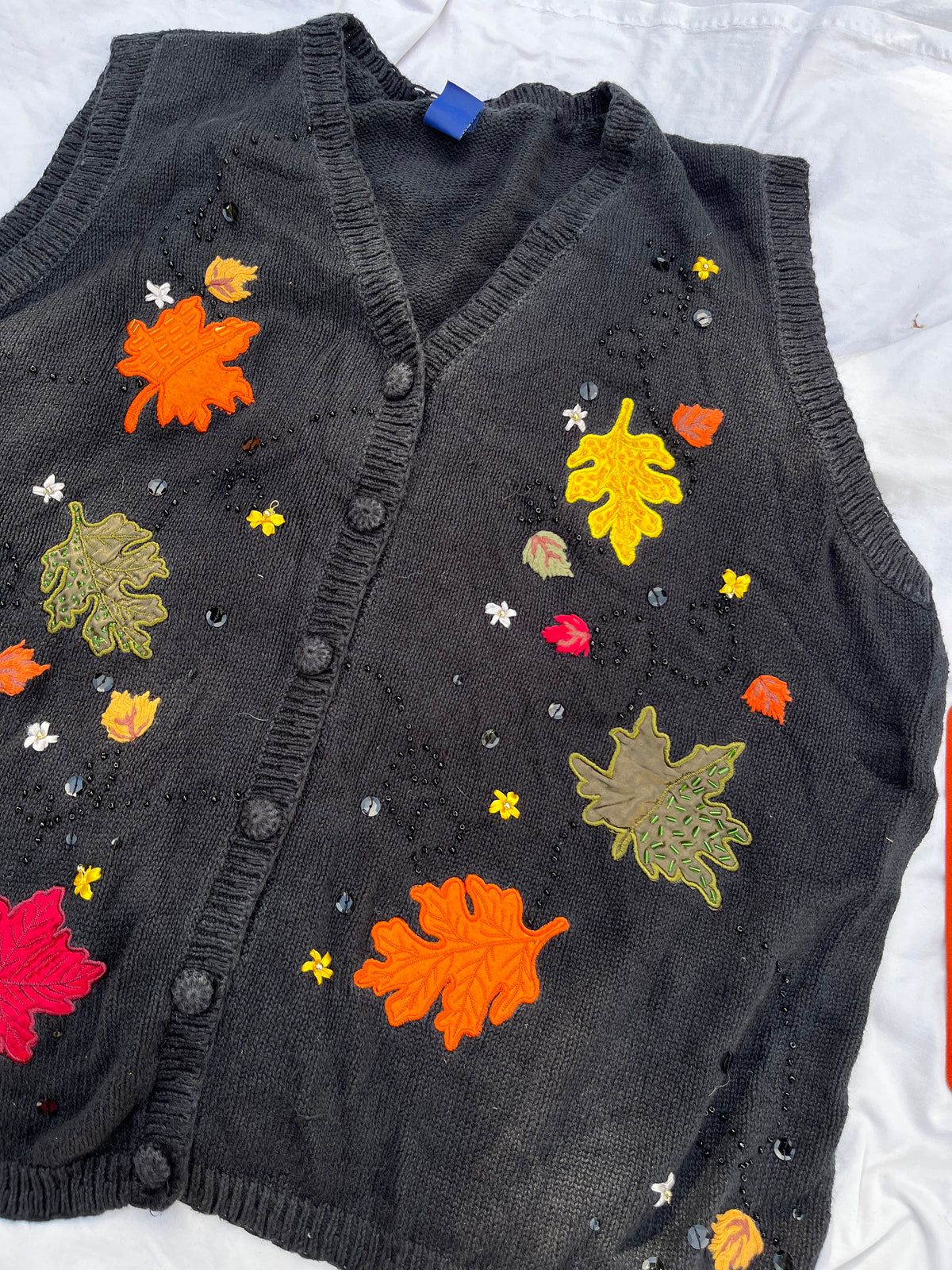 Autumn Leaves Sweater Vest XXL