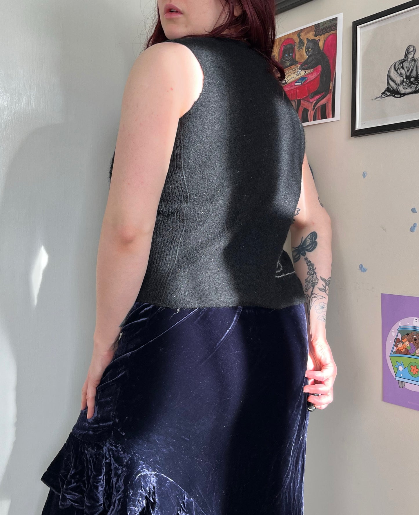 Cat Sweater Vest - UK 6-12