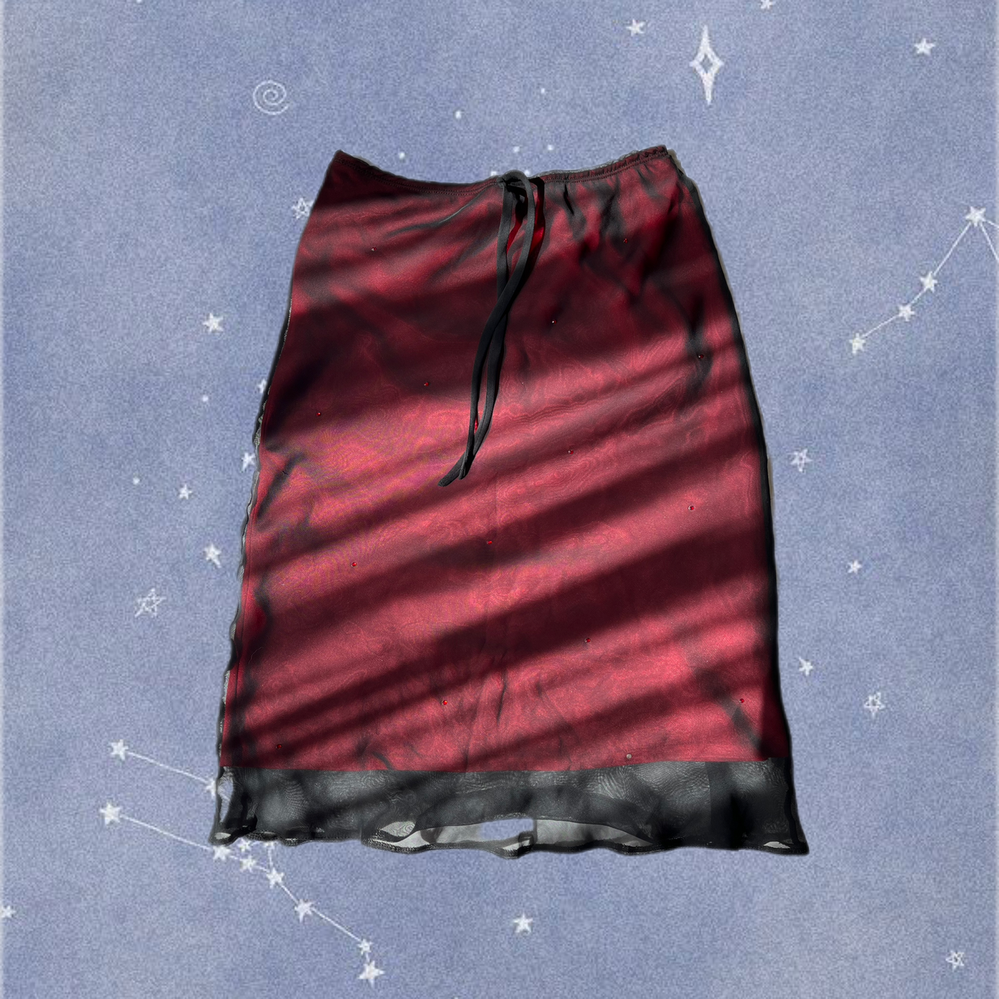 Red New Look Skirt UK 6-10