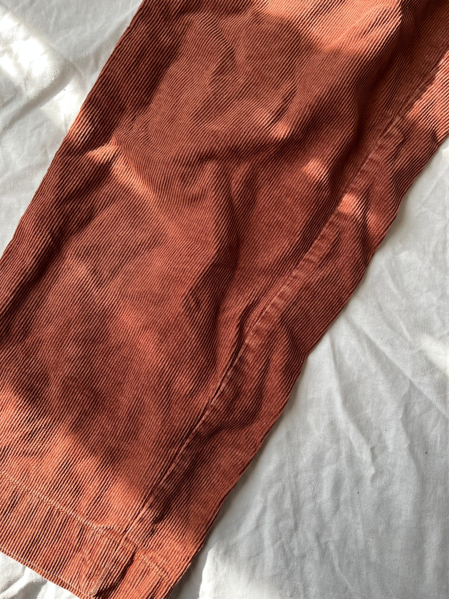 Coral Pink Lee Corduroy Pants UK 6-8