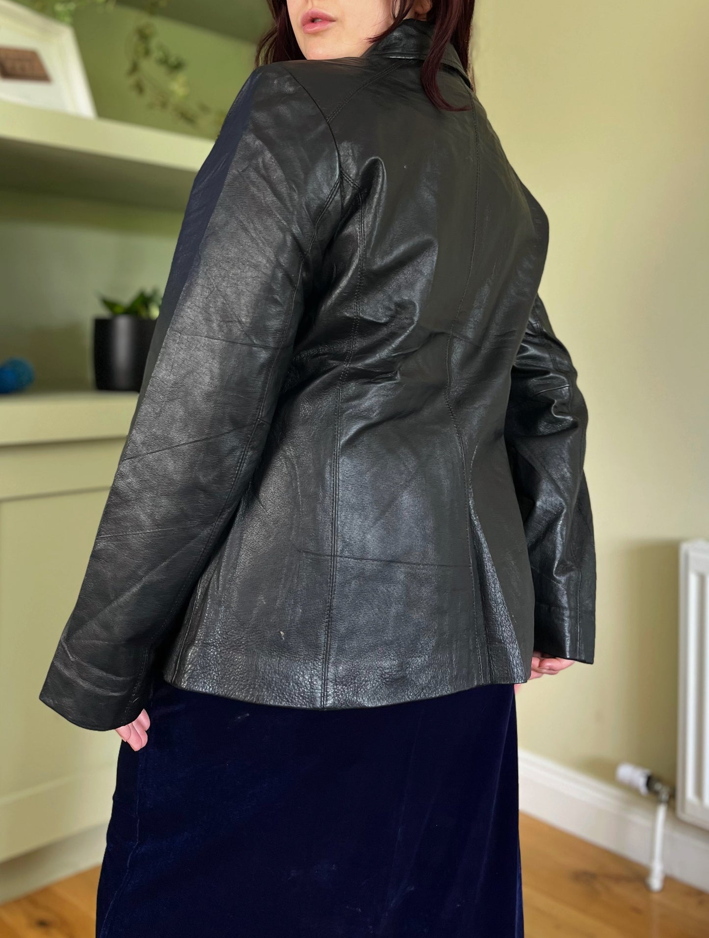 Nyx Leather Jacket UK 14-16/L