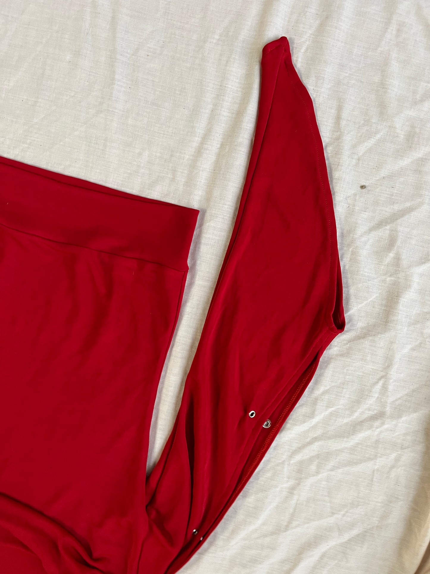 Red Cowl Neck Top UK 10-12