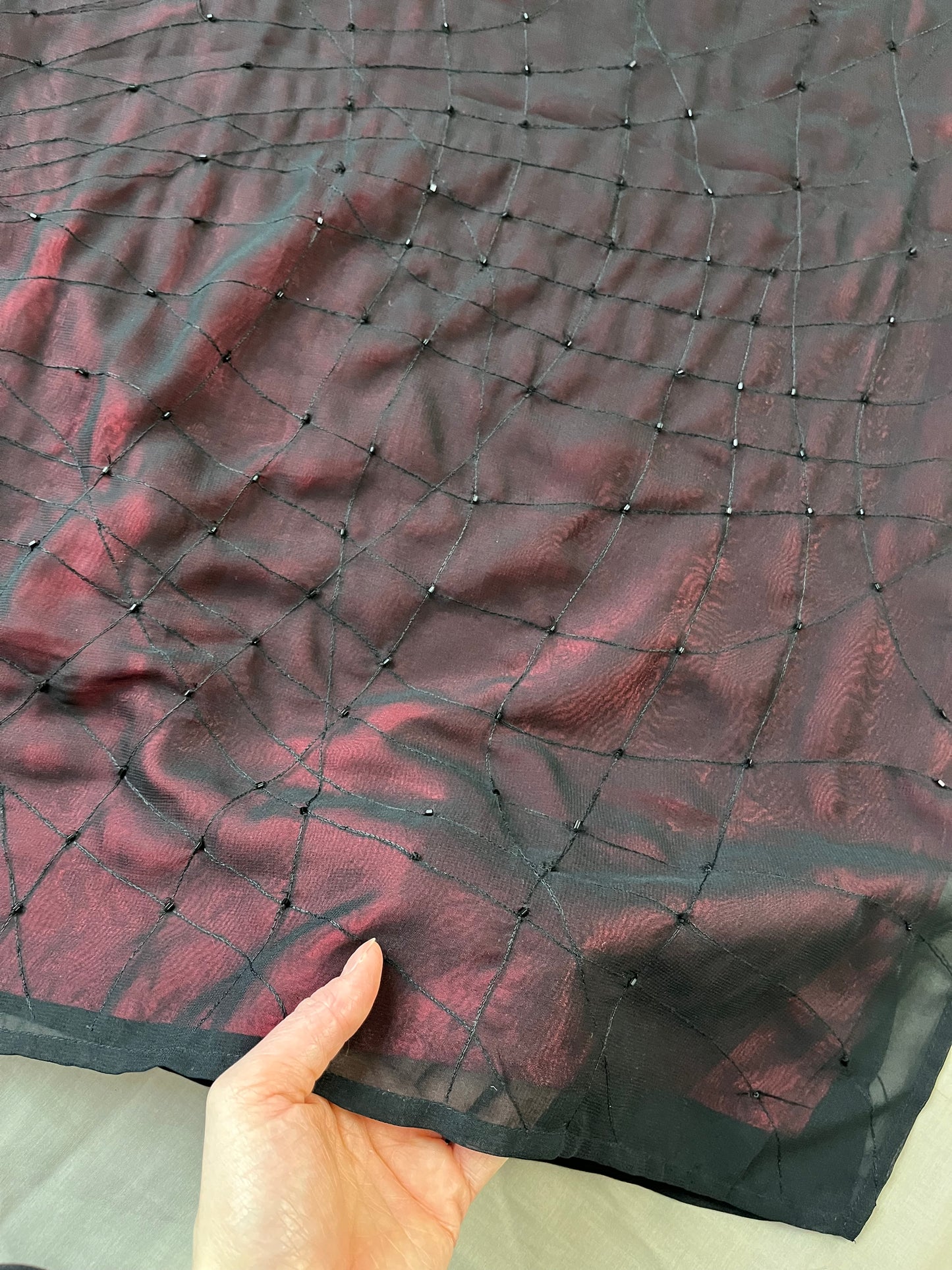 Beaded Mesh Skirt UK 8-10