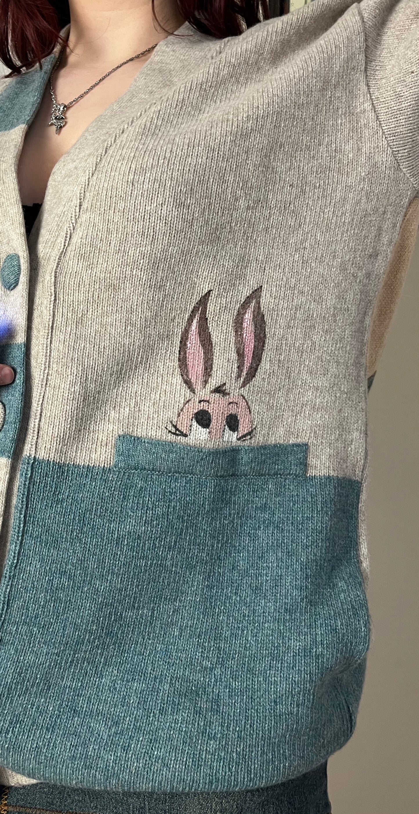 Bunny Cardigan L