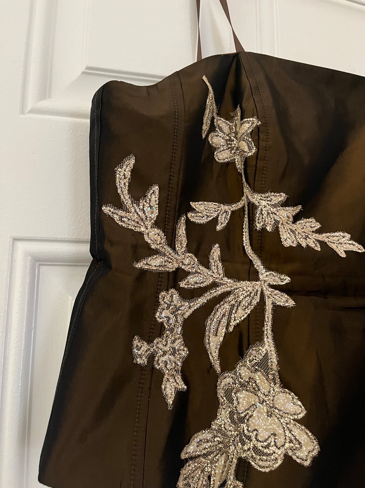 2000s Satin Corset UK 12