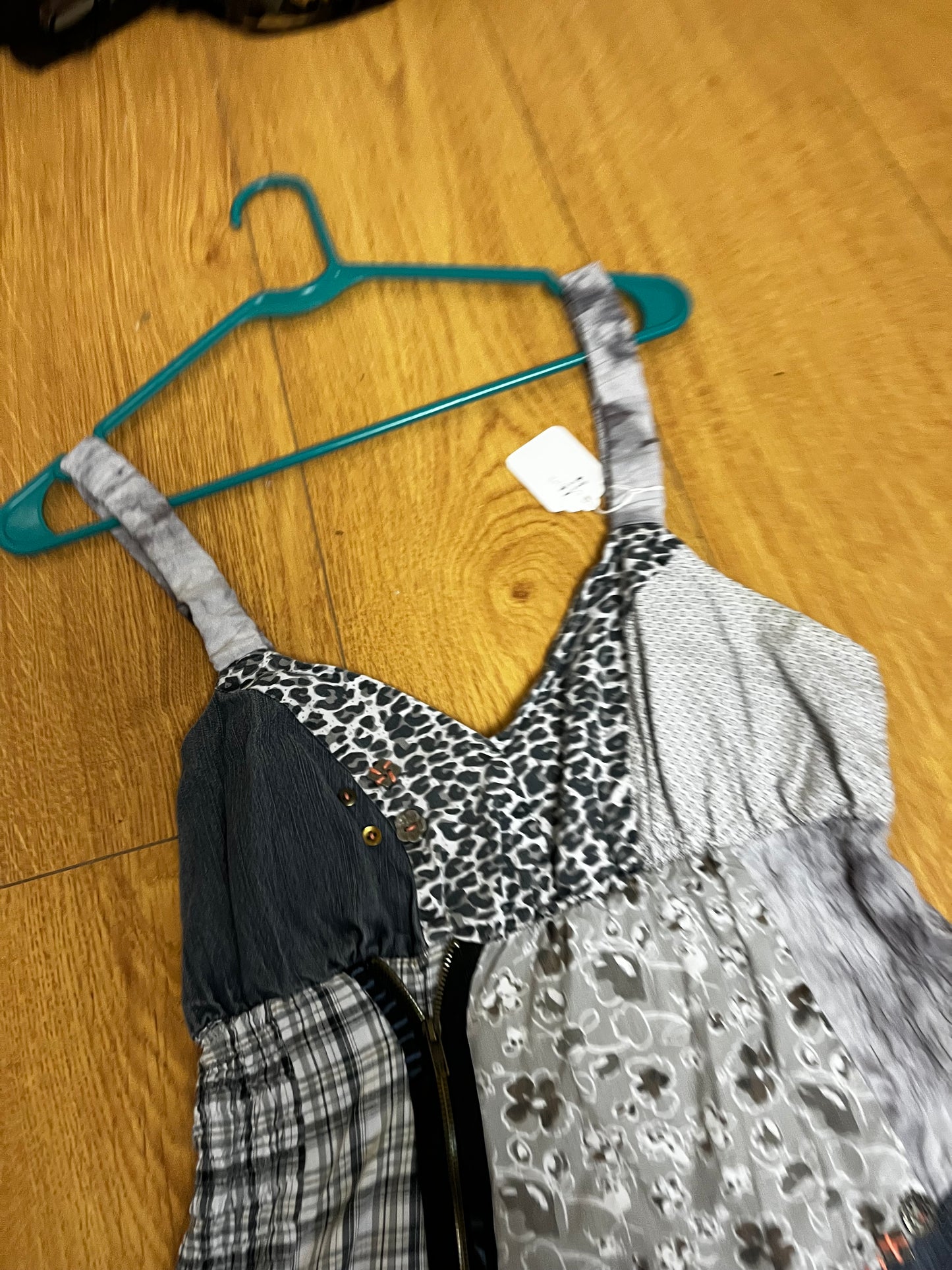 1990s Patchwork Dress UK 8-10