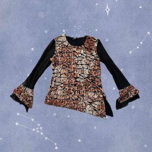 Flared Sleeve Top - UK 12