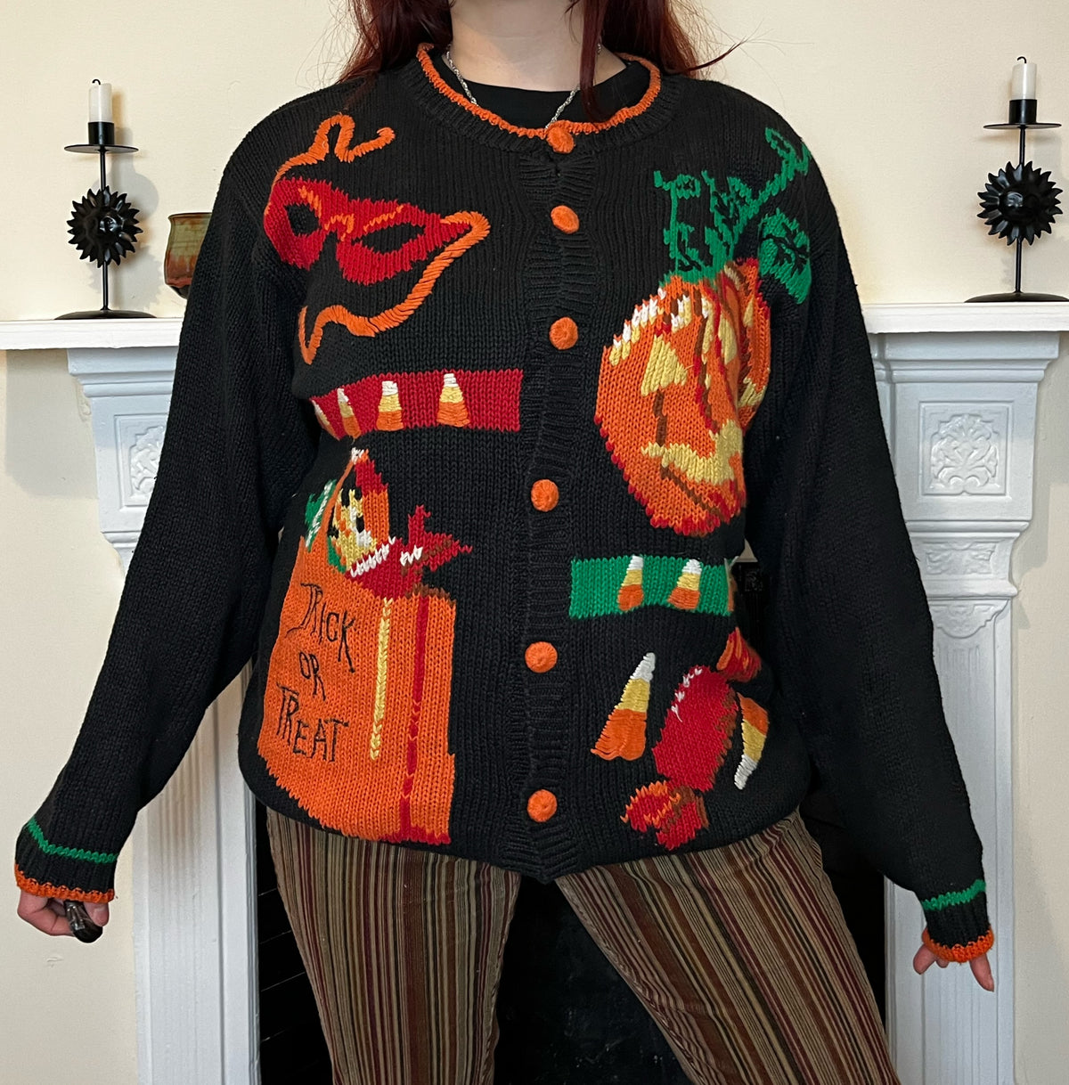 Trick Or Treat Cardigan L