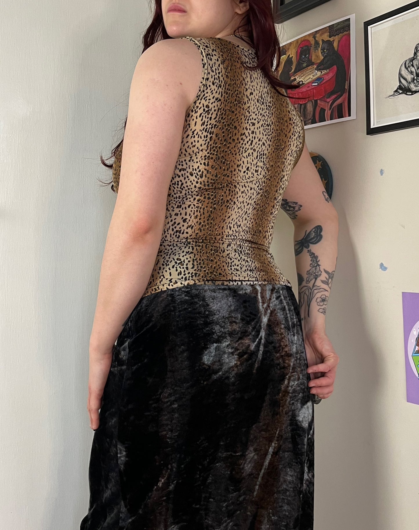 Leopard Print Top UK 10