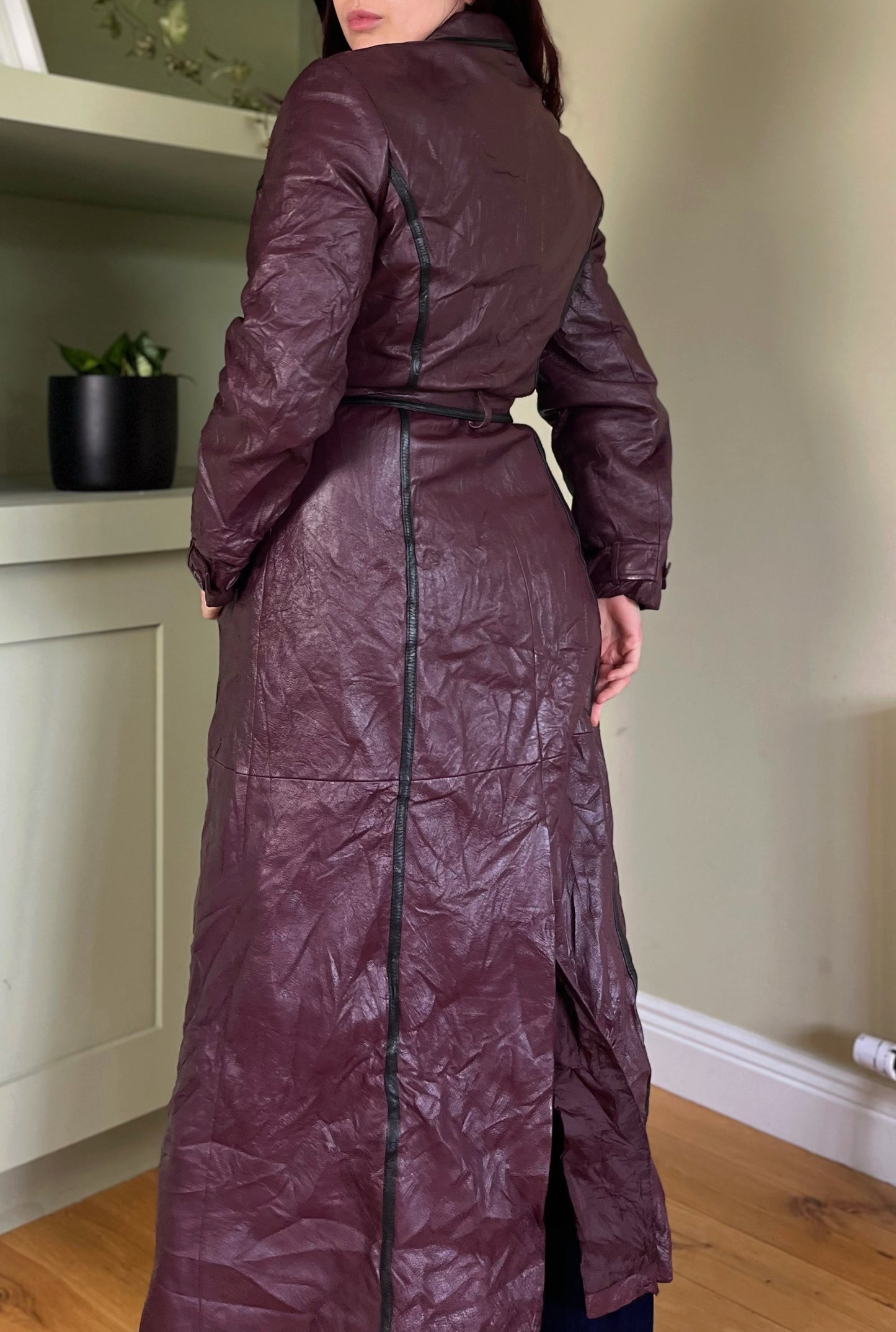 Raven Leather Jacket UK 12