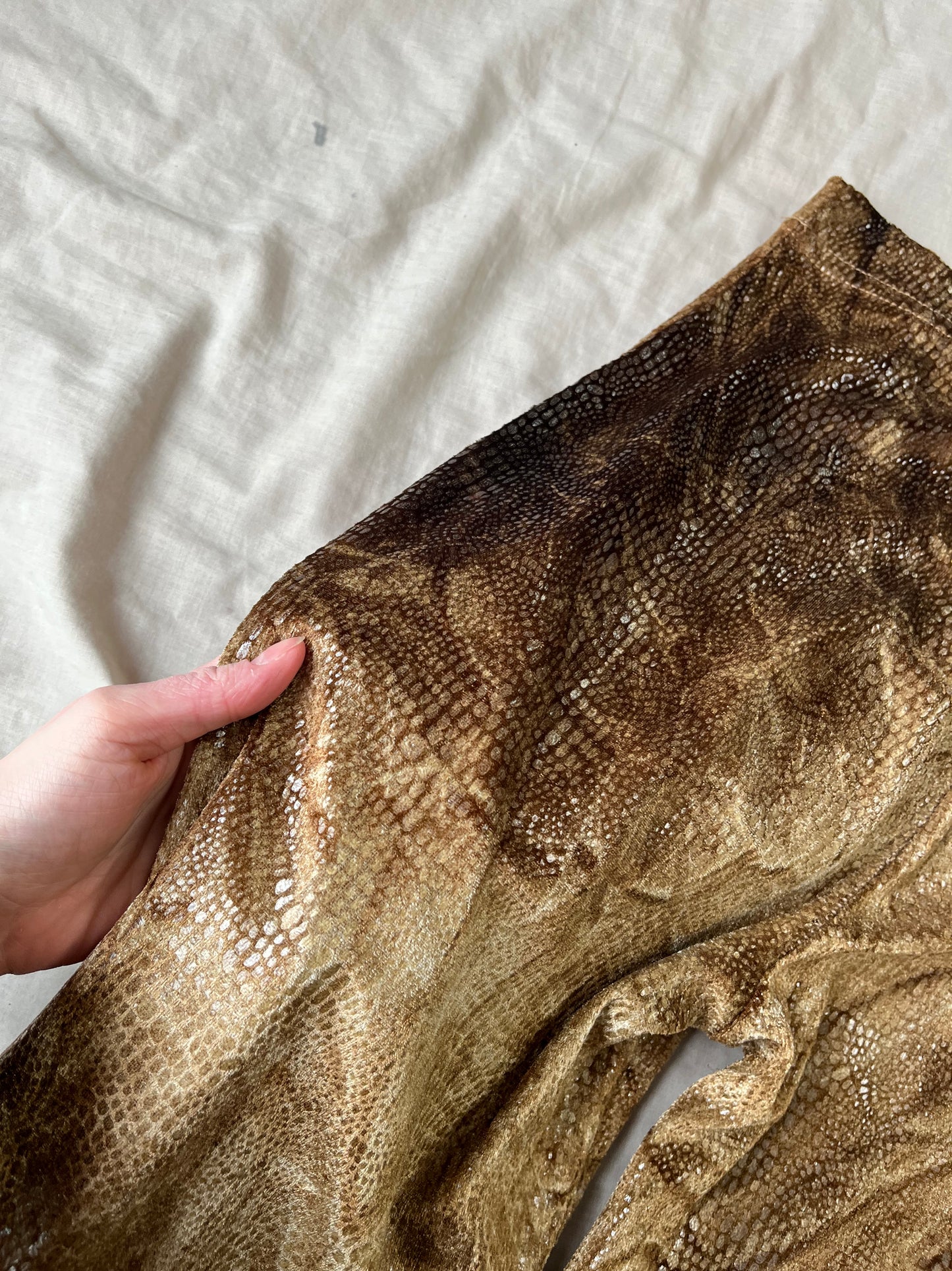 Velvet Brown Pants UK 12