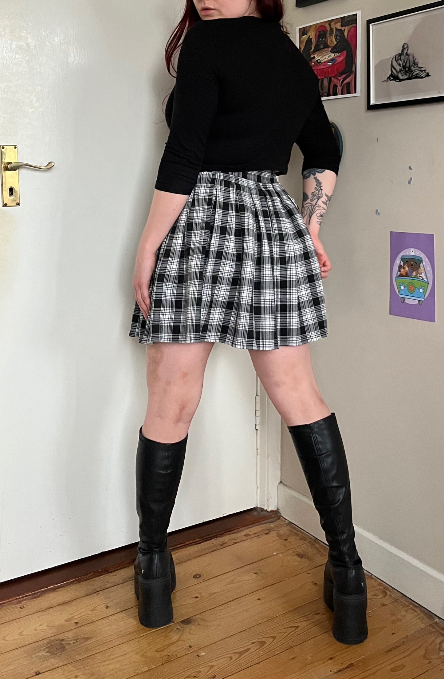 Plaid Skirt UK 10