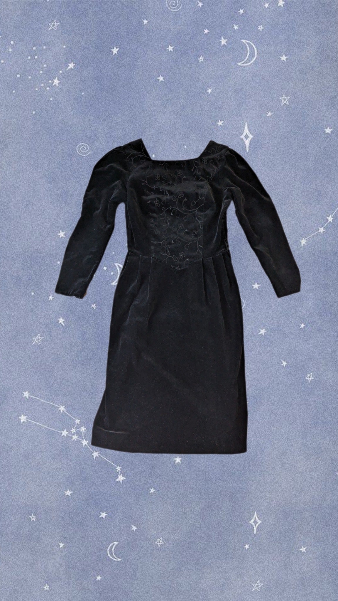 Victoria 80s Velvet Dress UK 8 by Laura Ashley