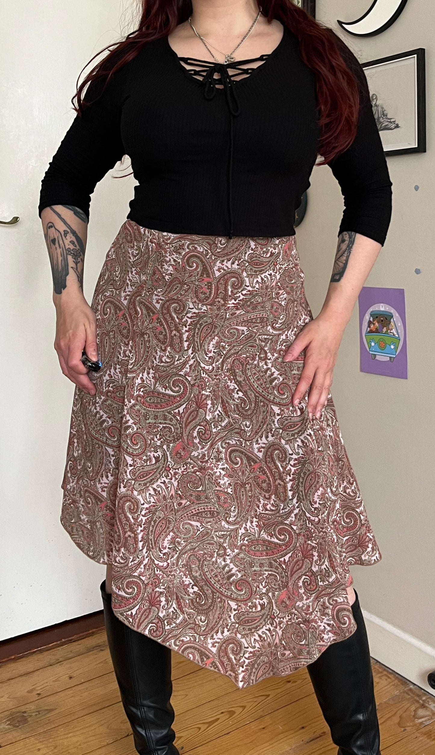 Paisley Mesh Skirt UK 6-10