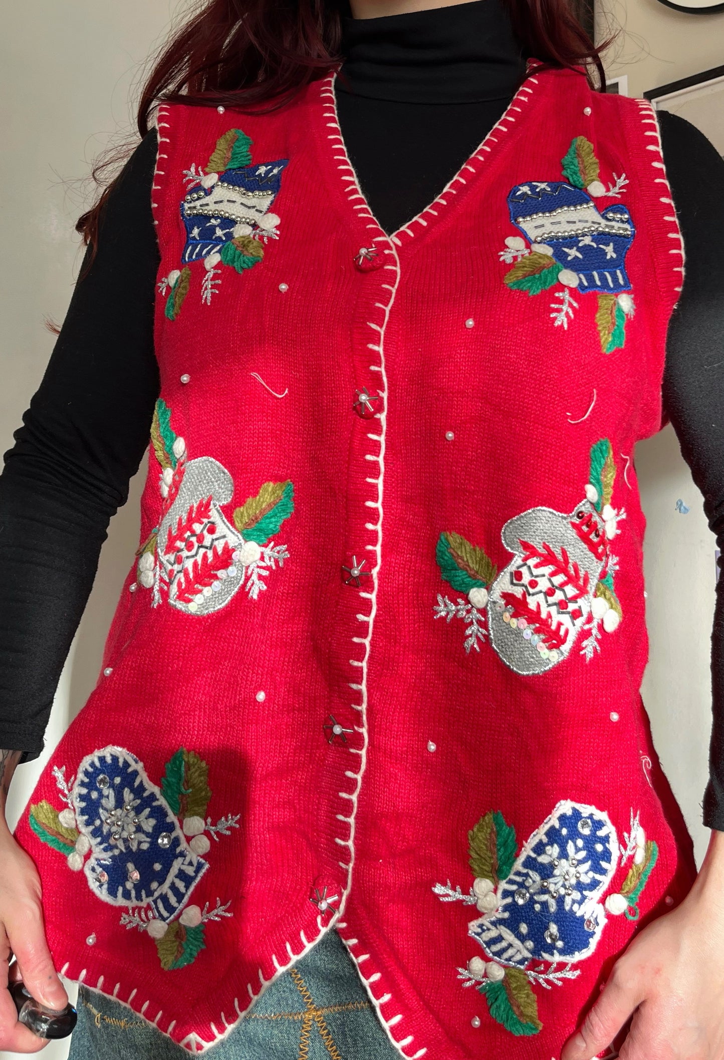 Noelle 1990s Sweater Vest UK 4-18/L