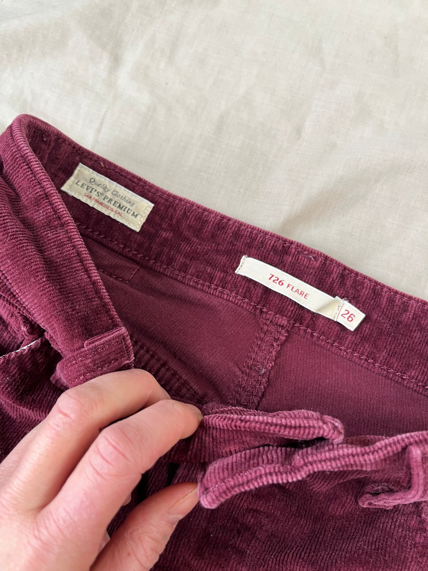 Levi's Corduroy Pants UK 8