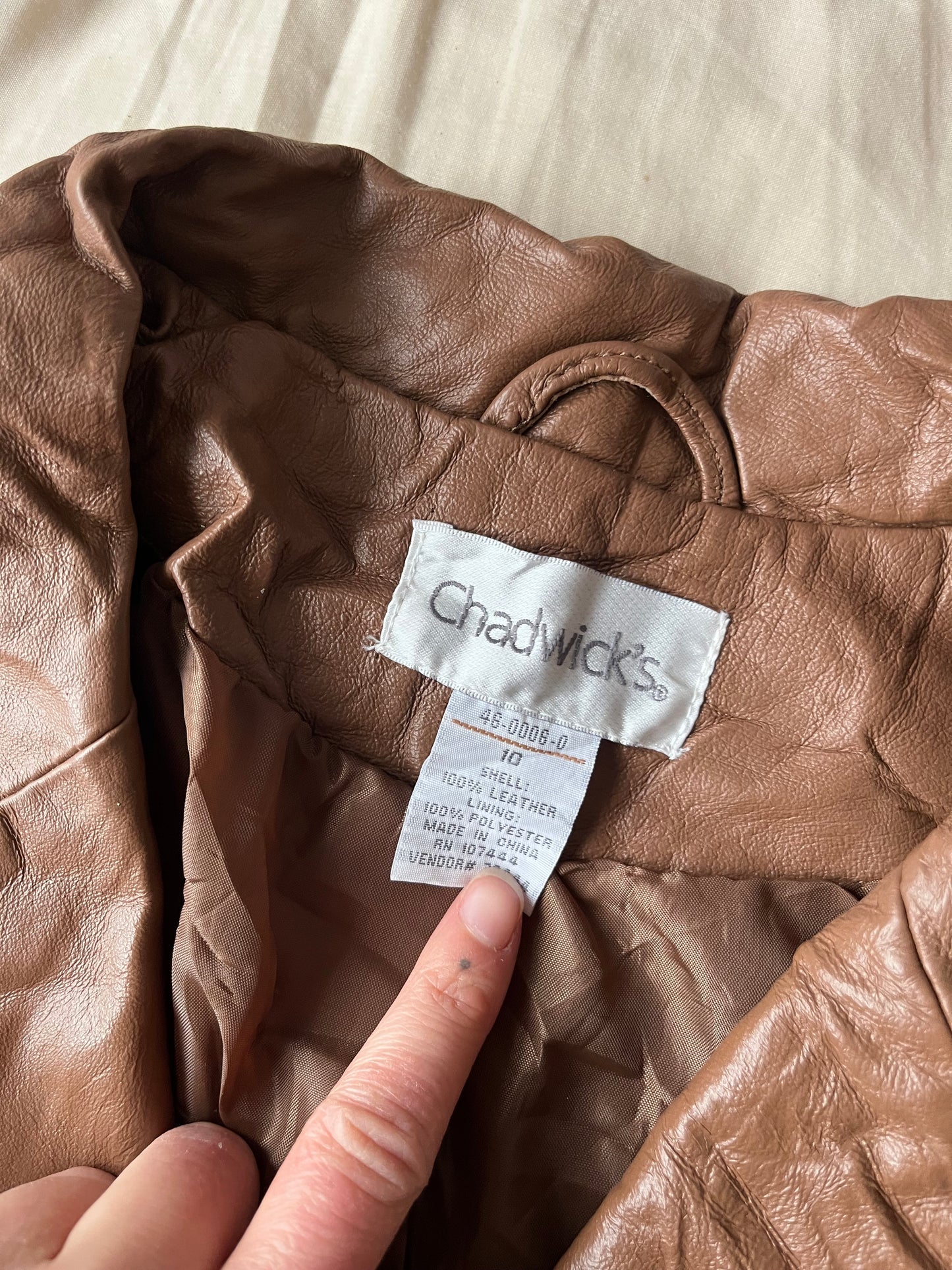 Kate Leather Jacket UK 8-14