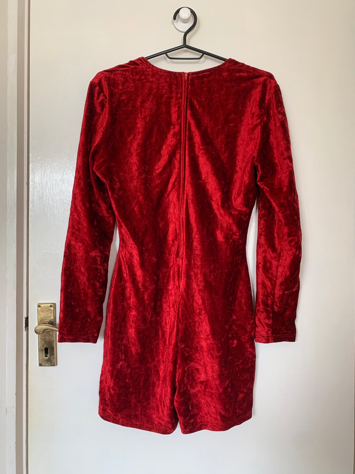 Carmilla 90s Velvet Romper UK 10